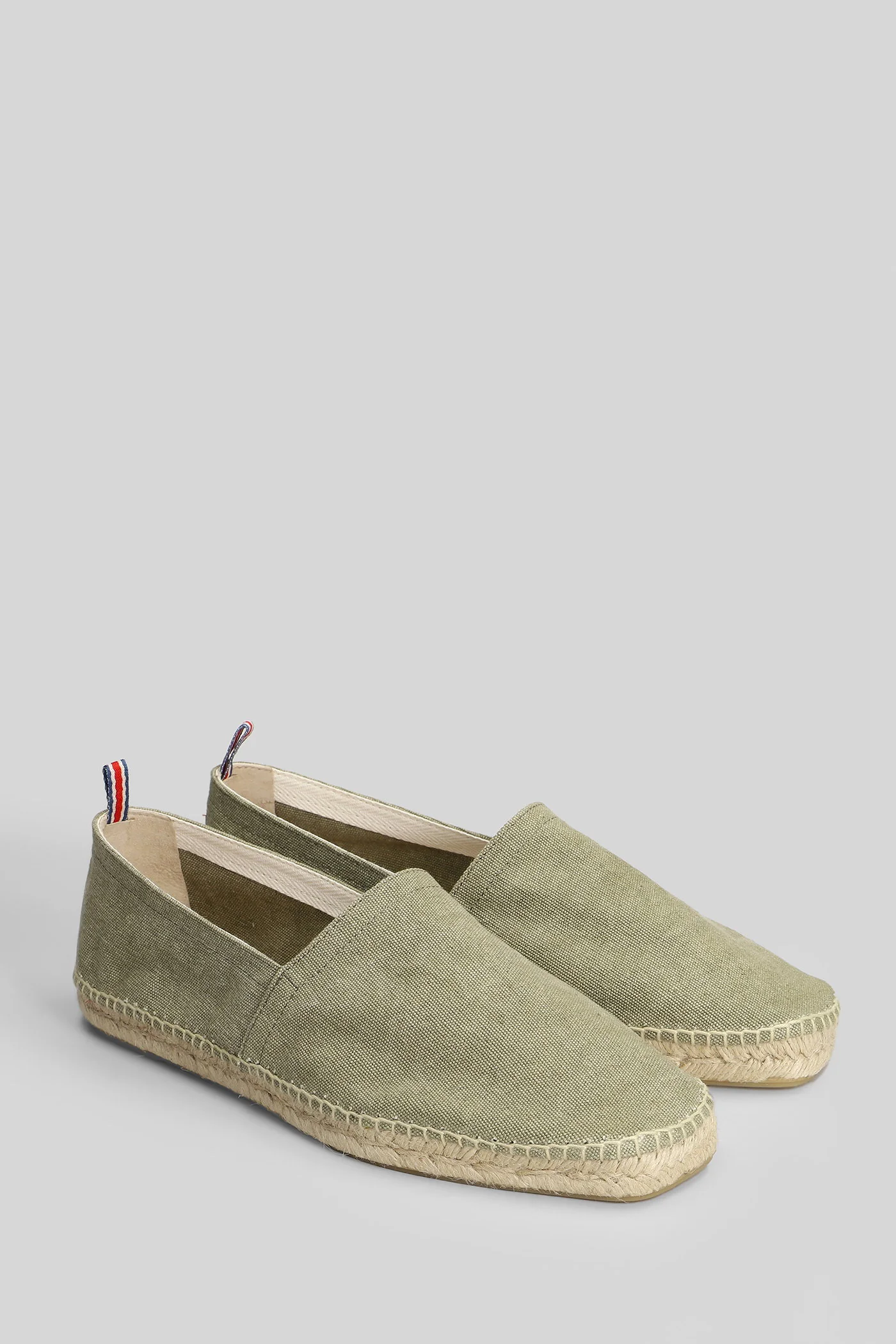 Pablo-002 Espadrilles in green canvas - Image 2