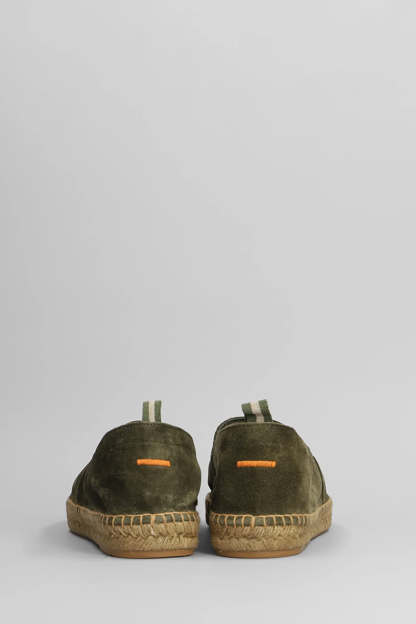 Pablo T-186 Espadrilles in green suede - Image 4