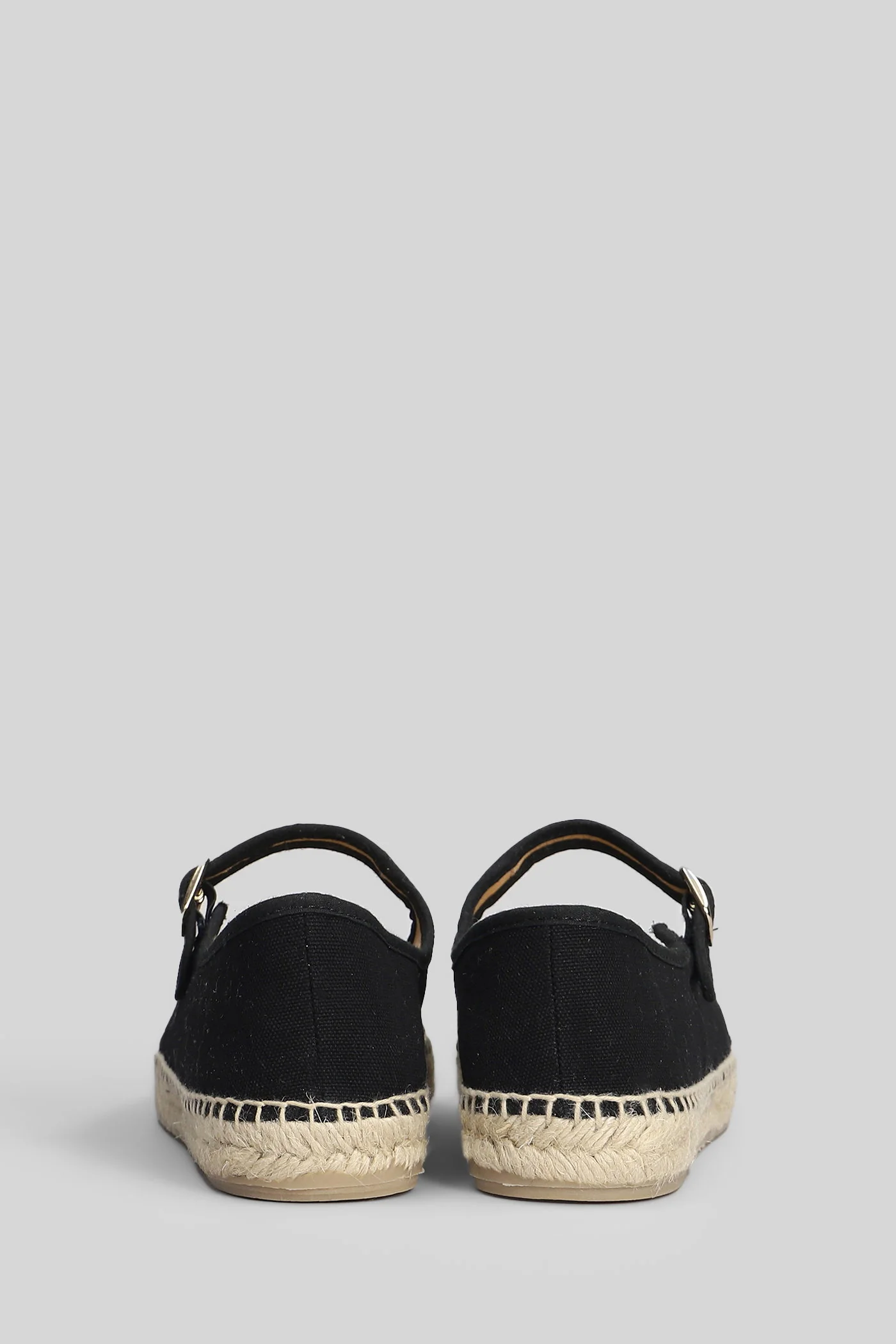 Padua-001 Espadrilles in black canvas - Image 4