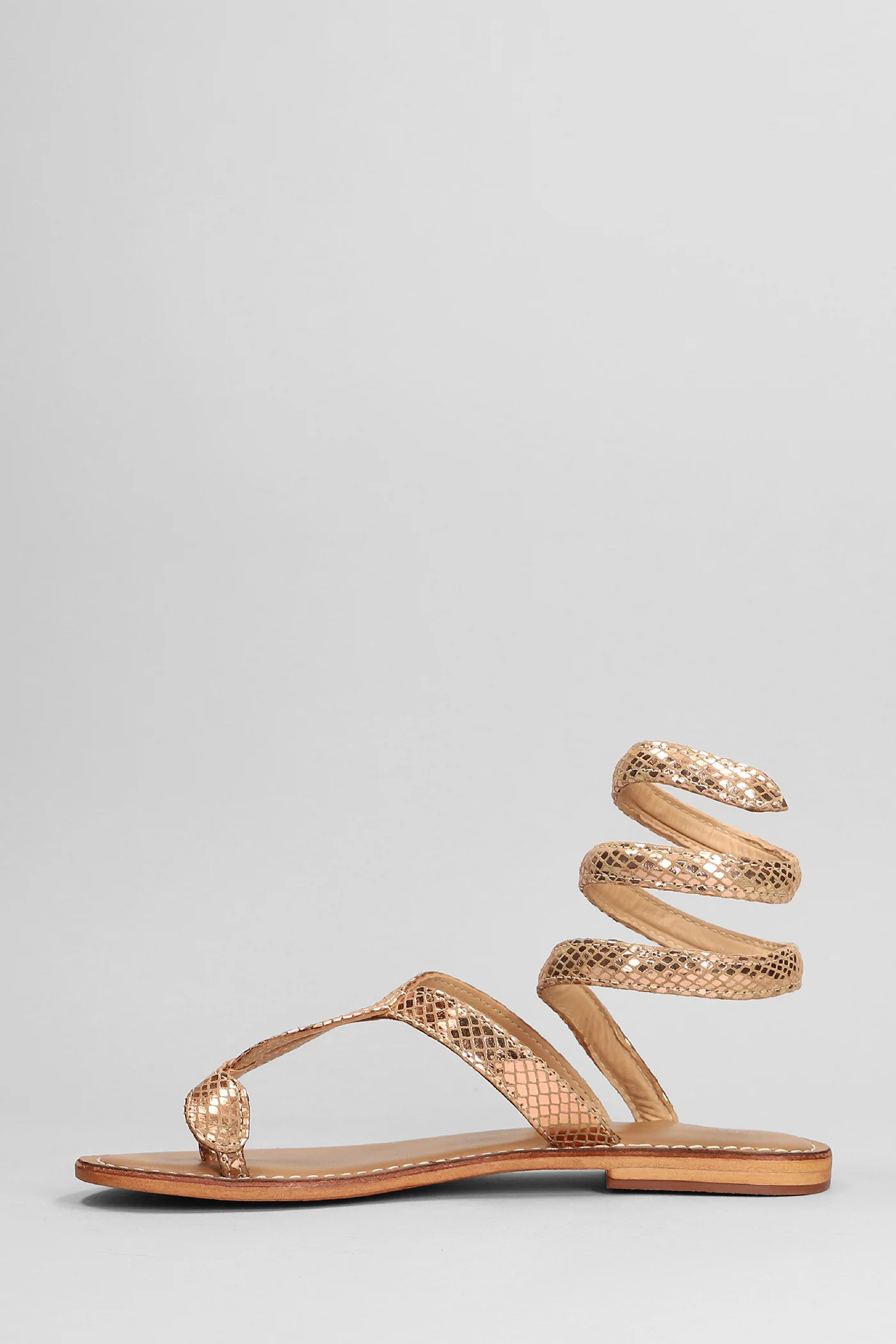 Flats in copper leather - Image 3