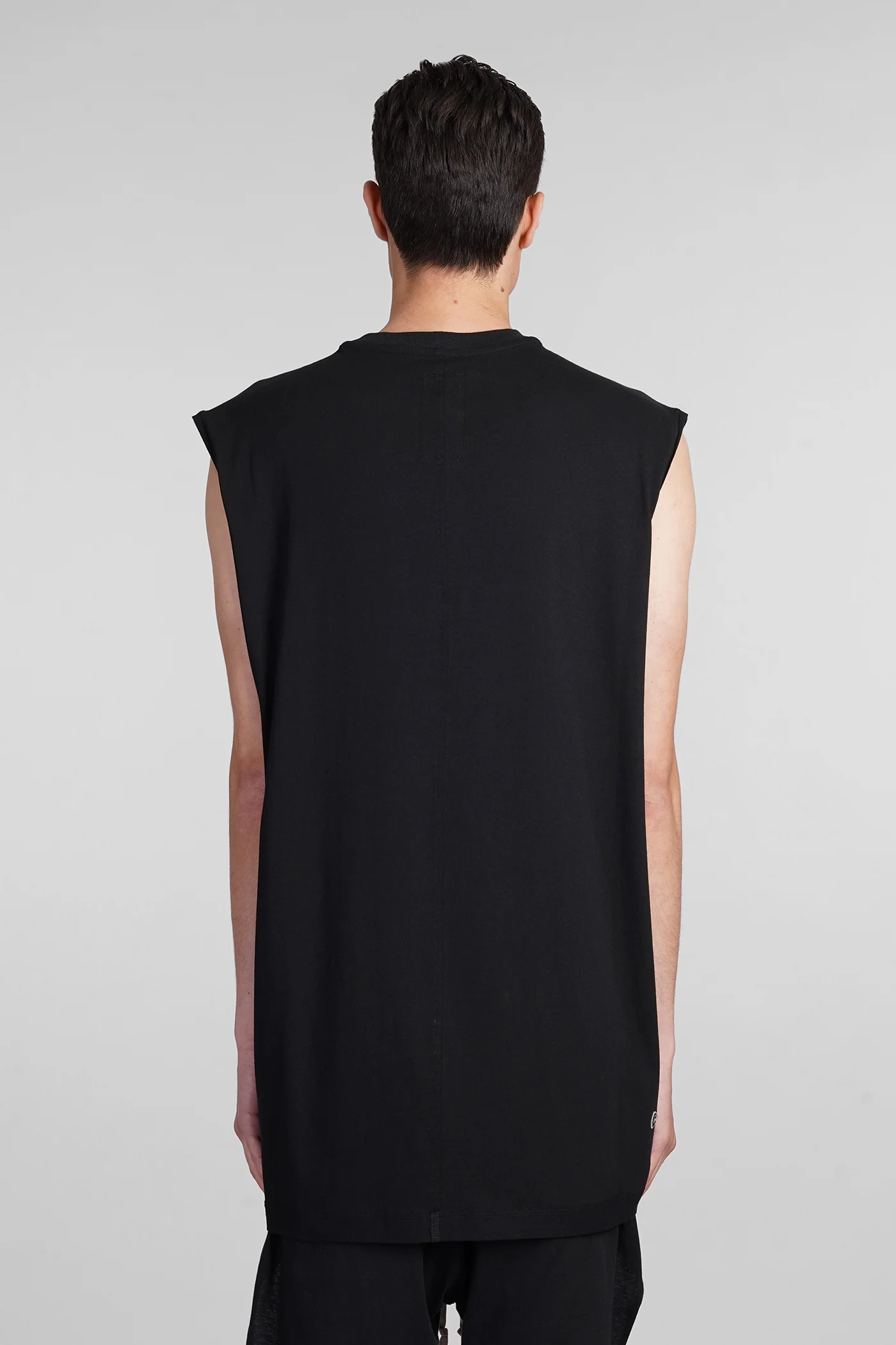 Tarp t tank Top in black cotton - Image 3