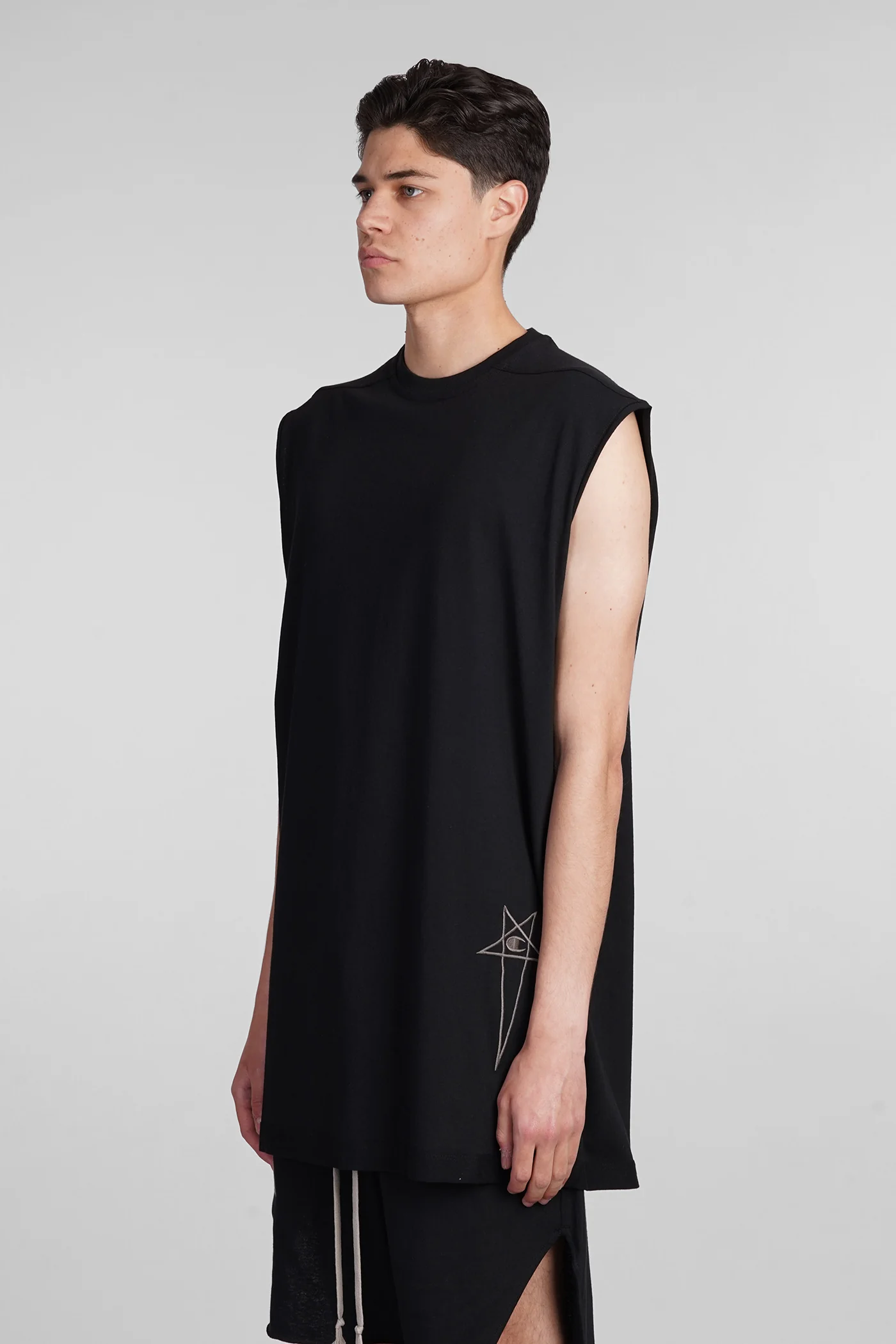 Tarp t tank Top in black cotton - Image 4