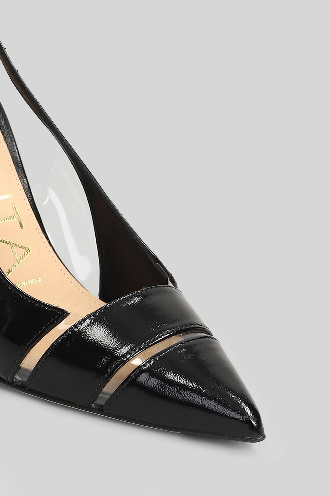 Pumps in black leather - Image 5