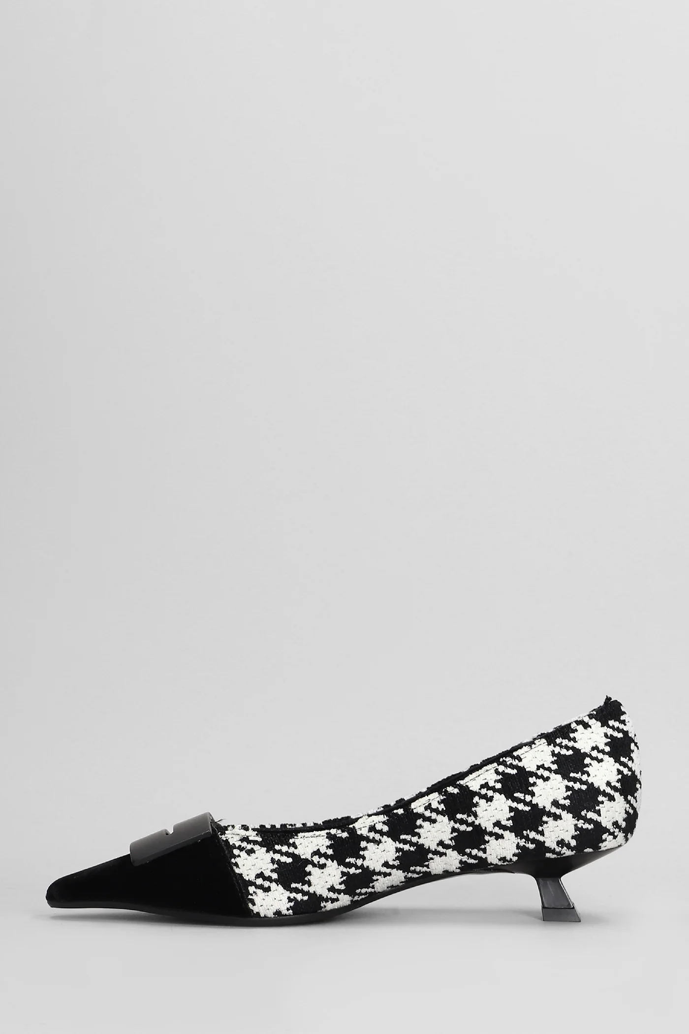Pumps in black wool - Image 3