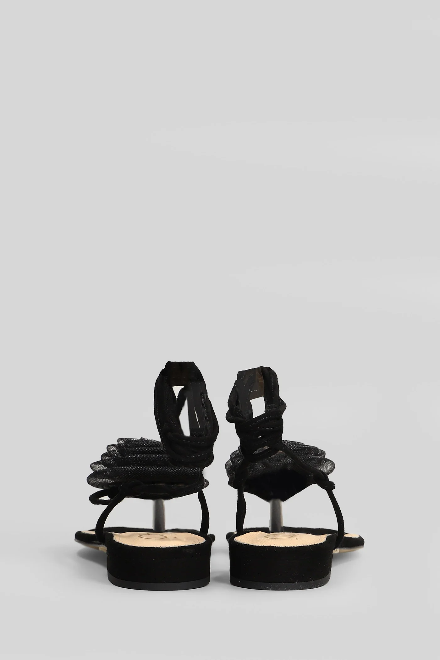 Sandals in black suede - Image 4