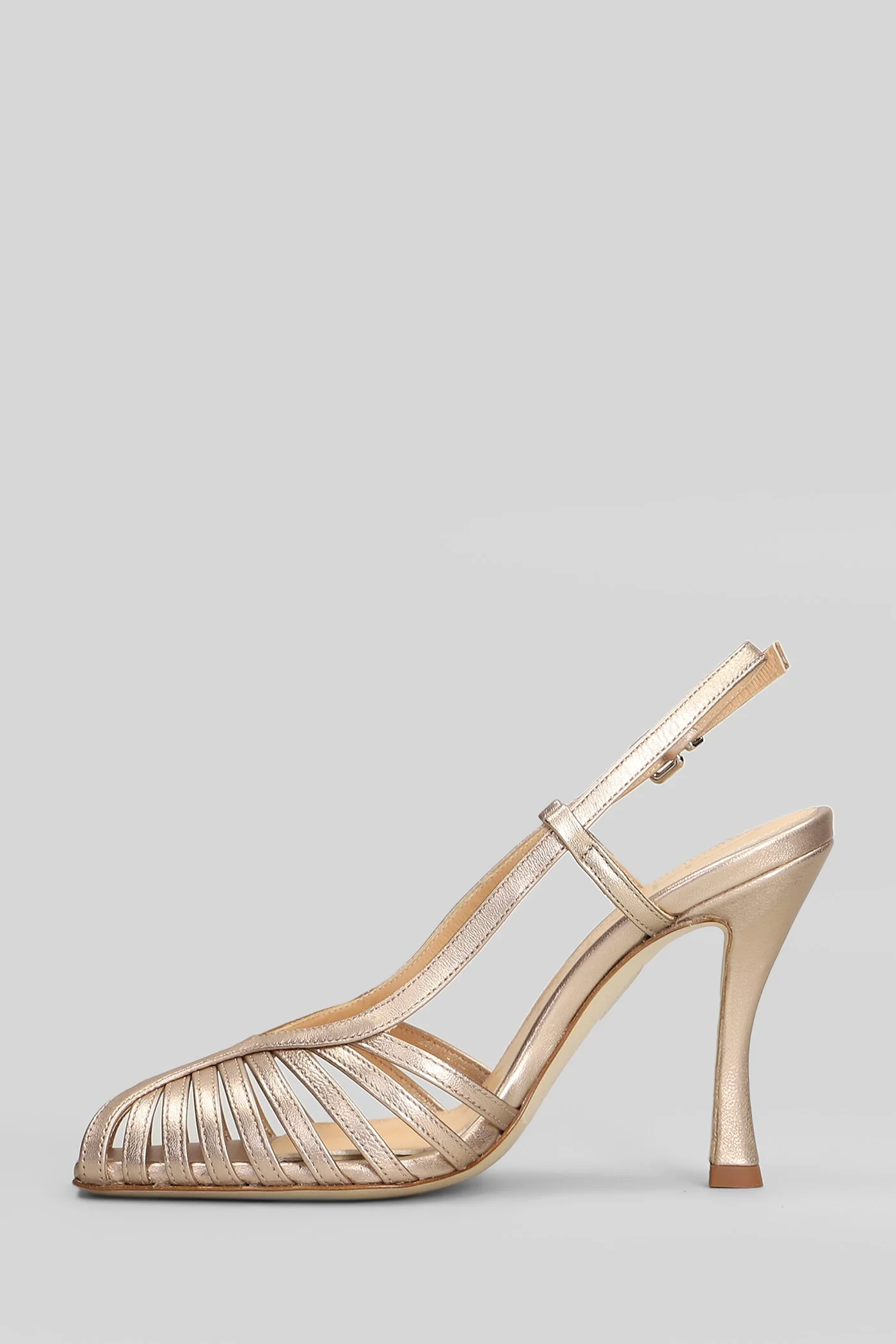 Sandals in copper leather - Image 3