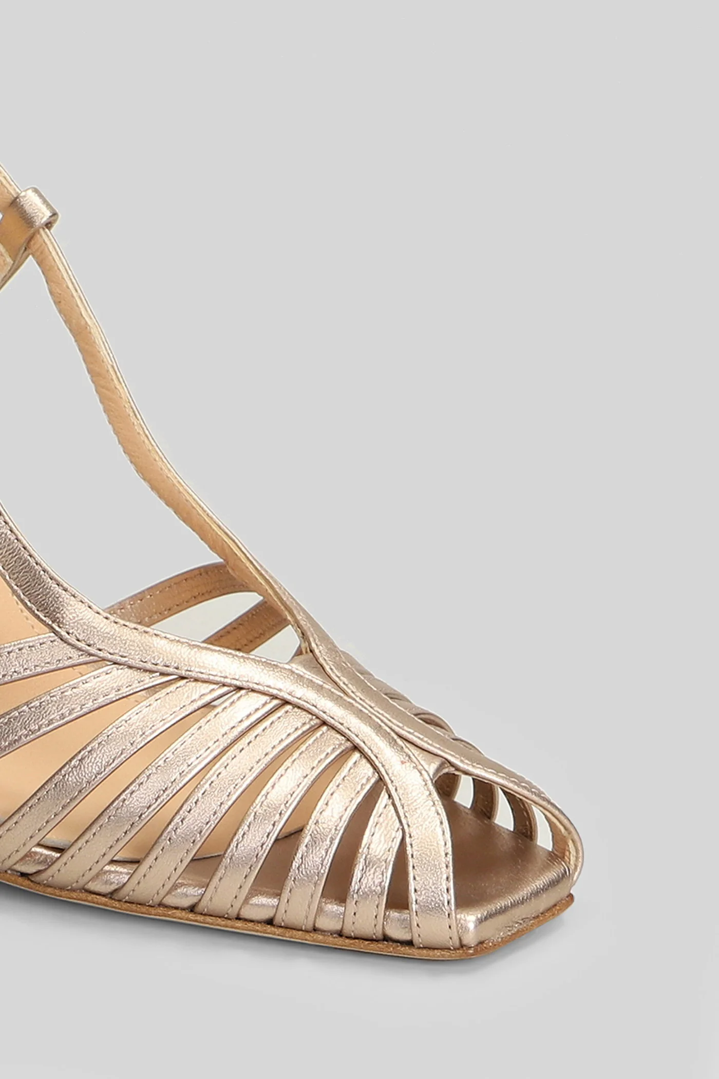 Sandals in copper leather - Image 5