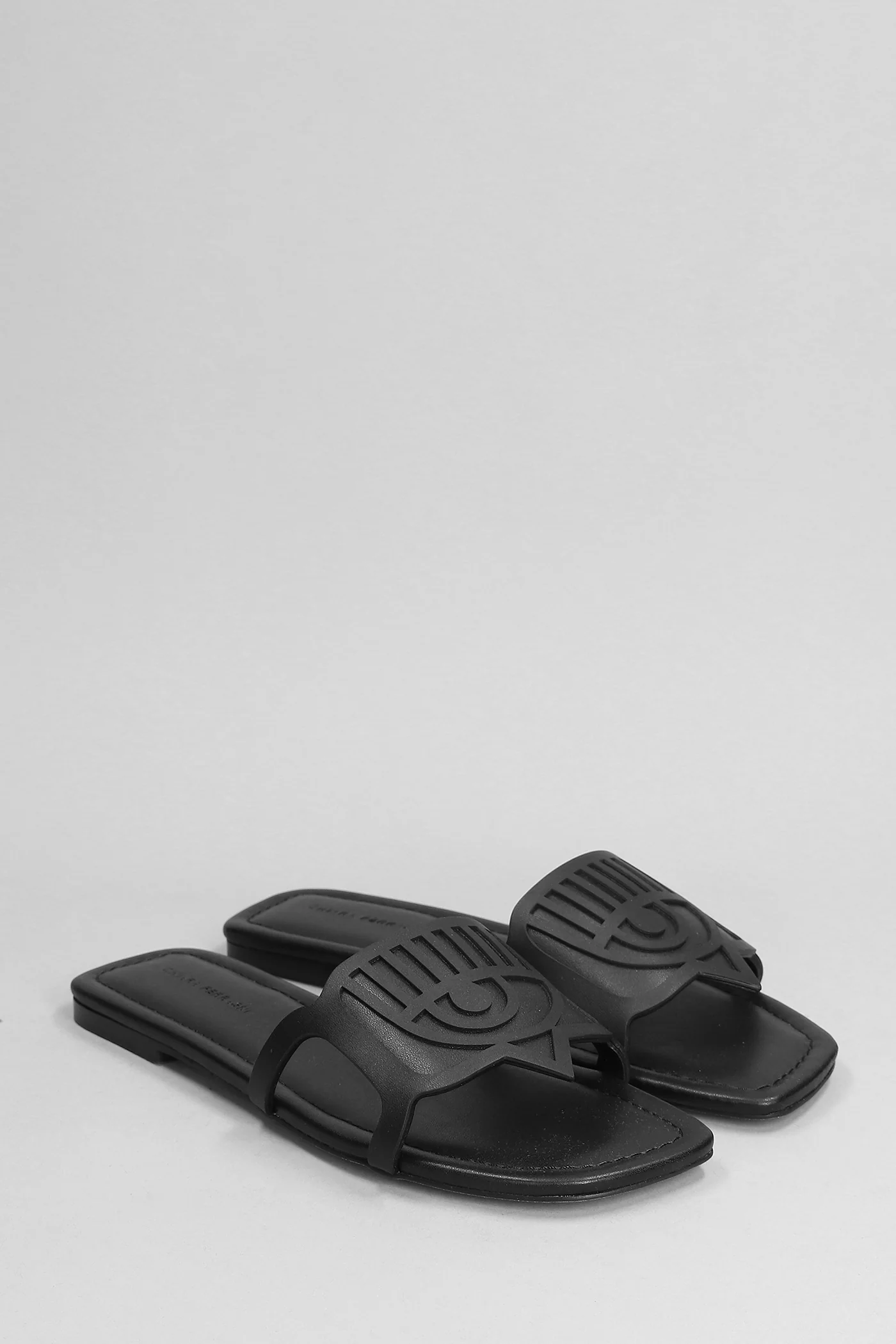 Penelope Flats in black leather - Image 2