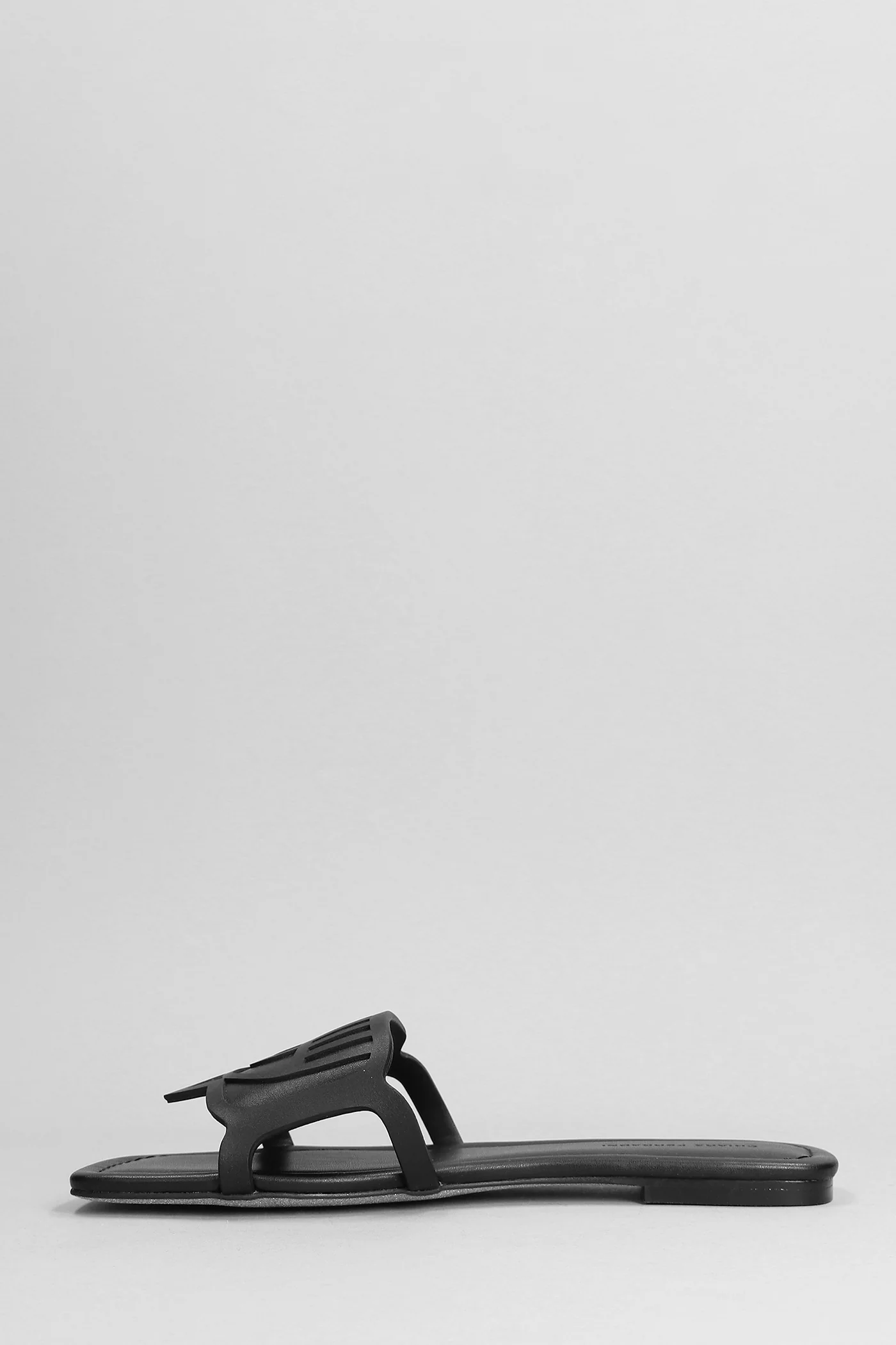 Penelope Flats in black leather - Image 3