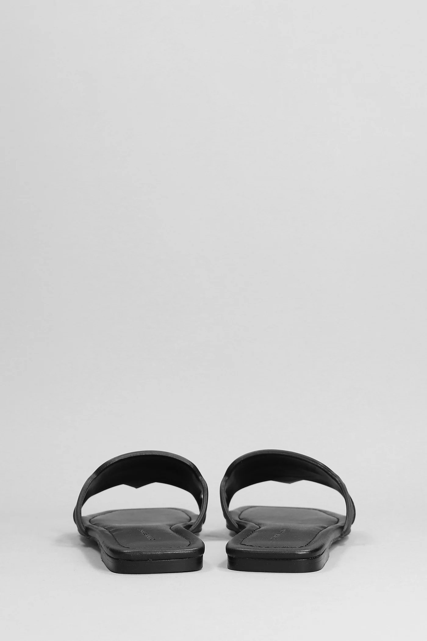 Penelope Flats in black leather - Image 4