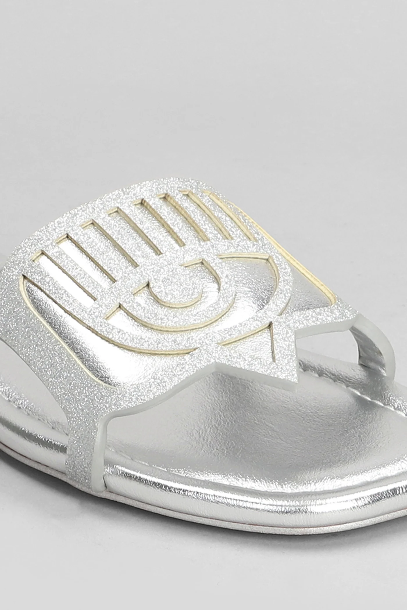 Penelope Flats in silver glitter - Image 5