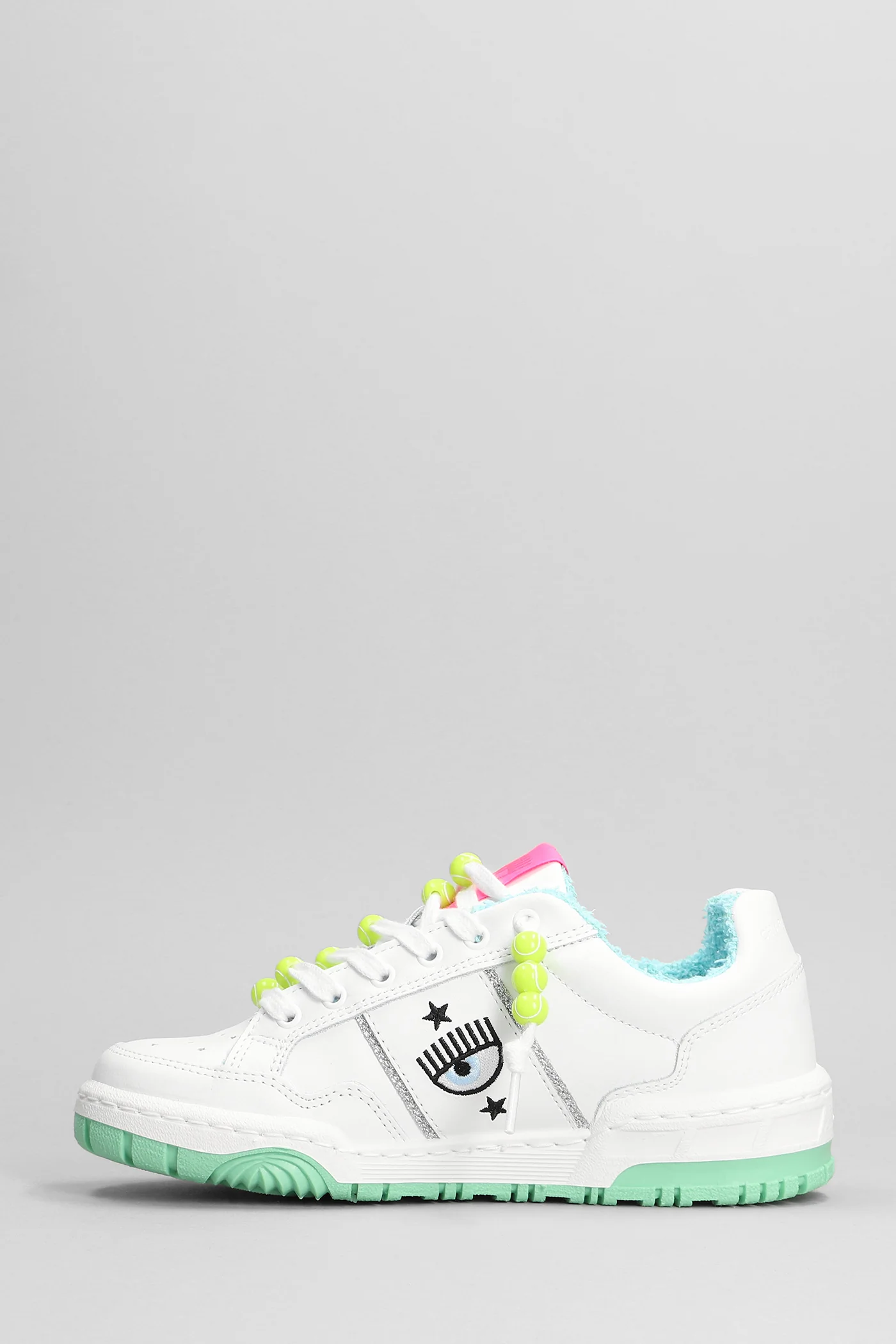 Sneakers in white leather - Image 3