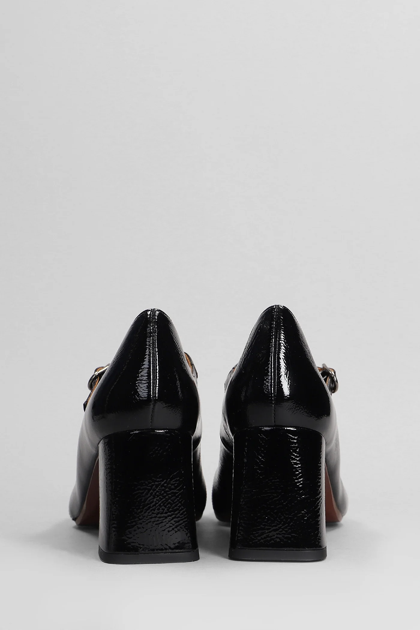 Aumi Pumps in black leather - Image 4