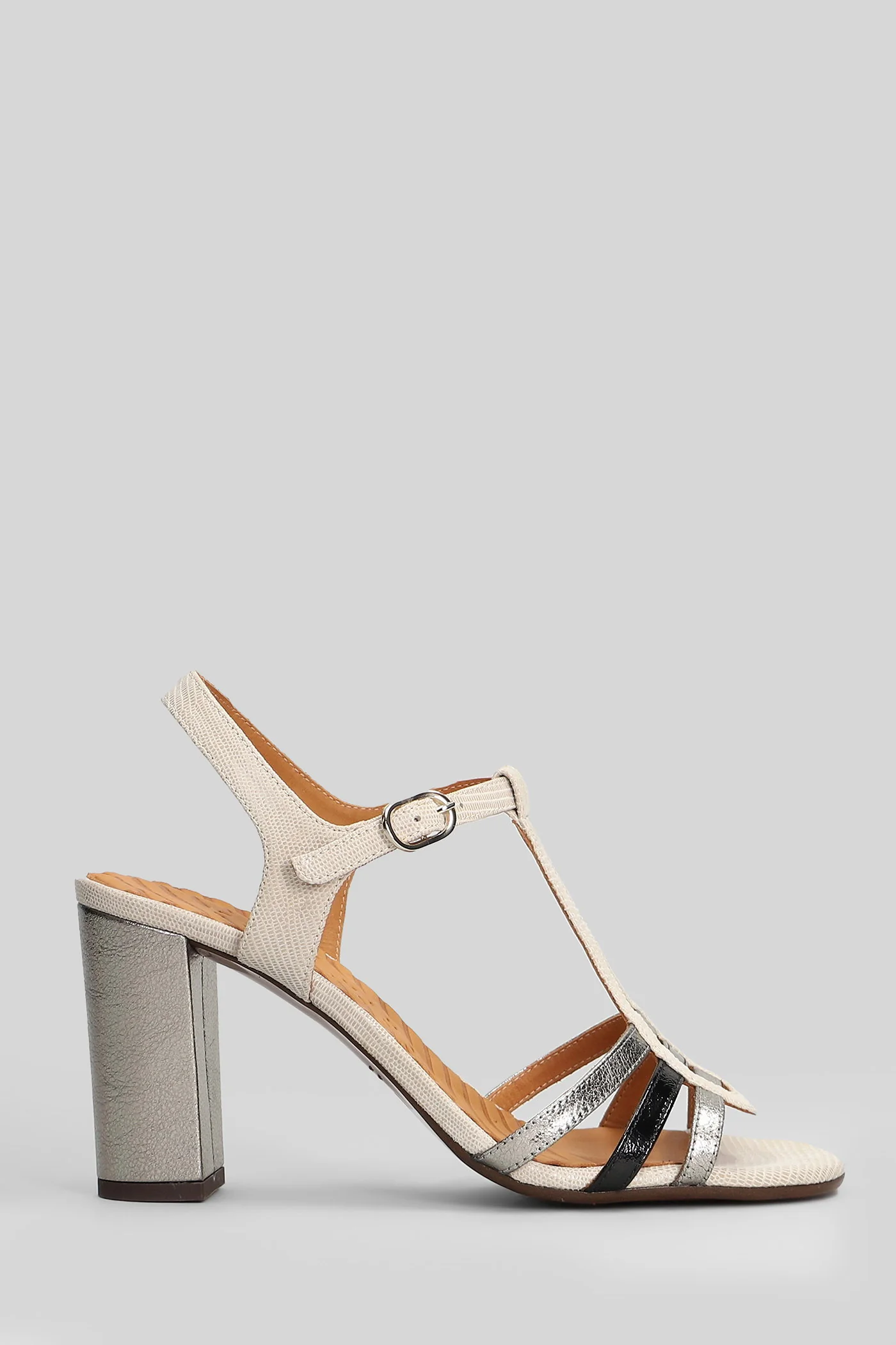 Babi Sandals in beige leather