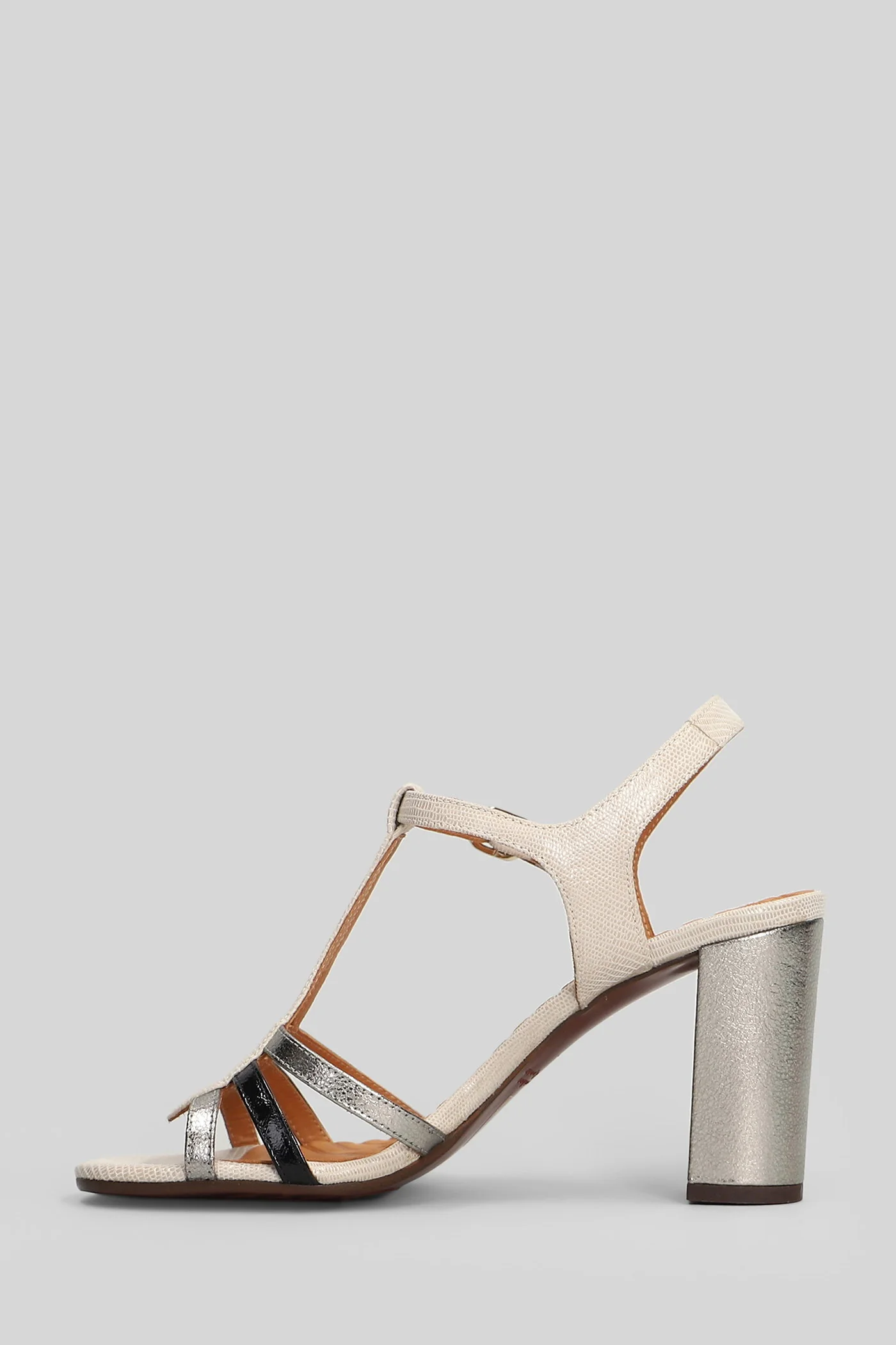 Babi Sandals in beige leather - Image 3