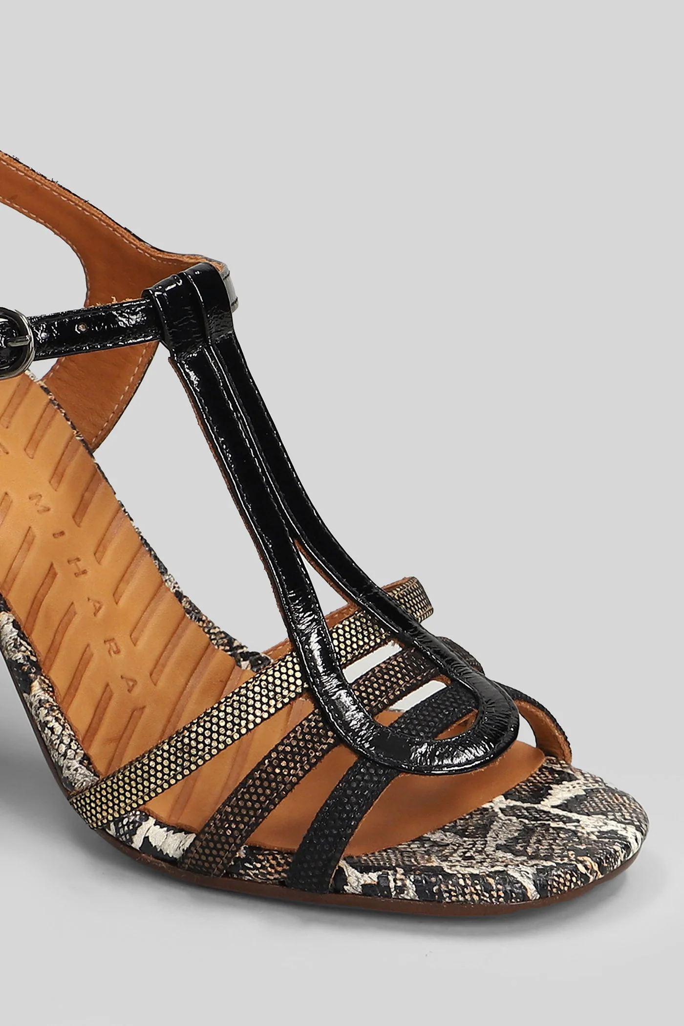 Babi Sandals in black leather - Image 5