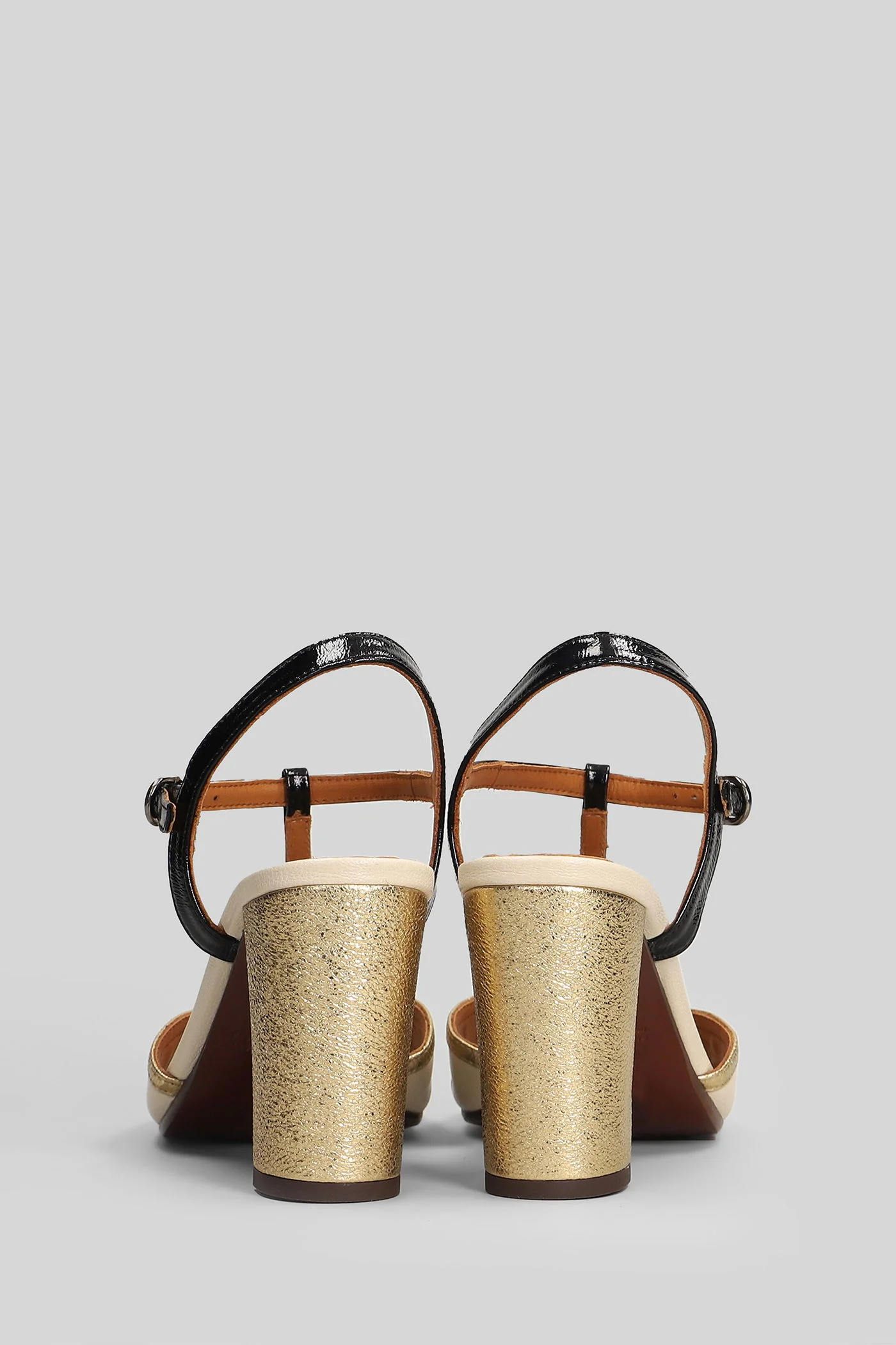 Bejo Sandals in black leather - Image 4