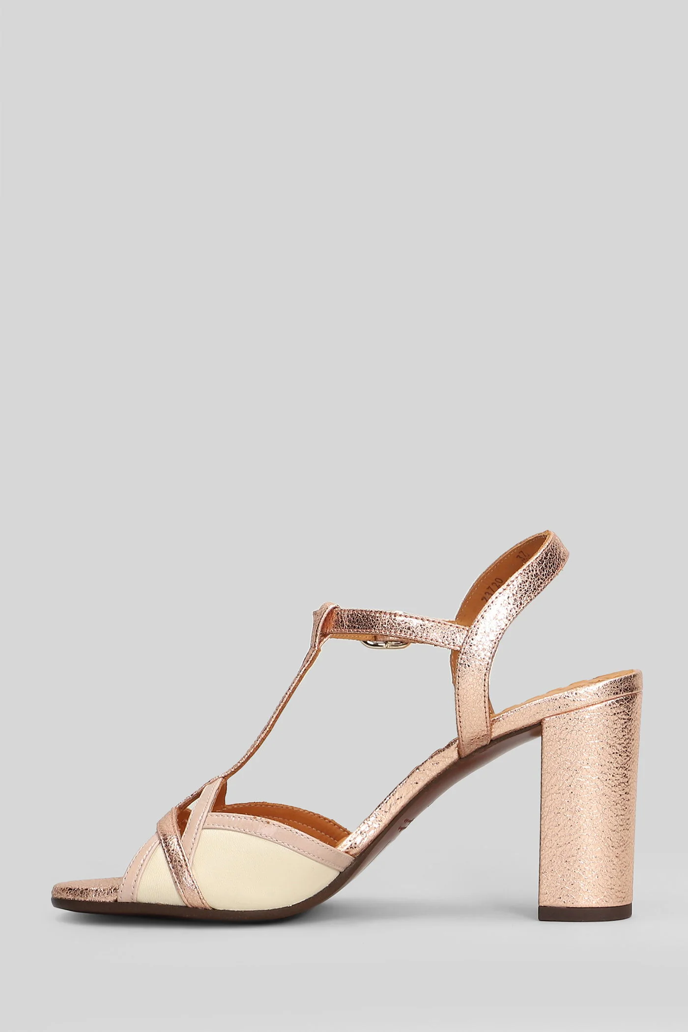 Bejo Sandals in rose-pink leather - Image 3