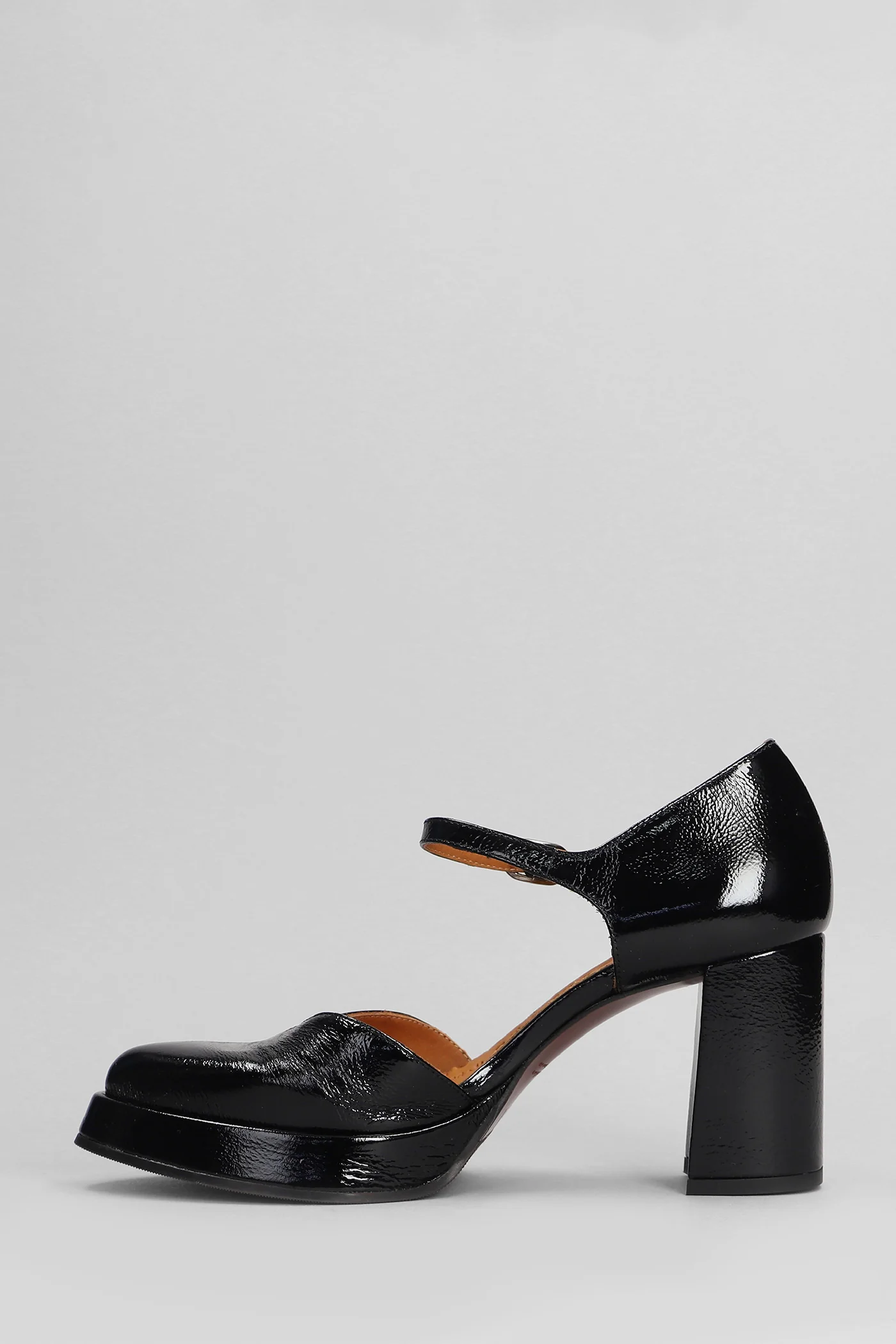Fasi 45 Pumps in black leather - Image 3