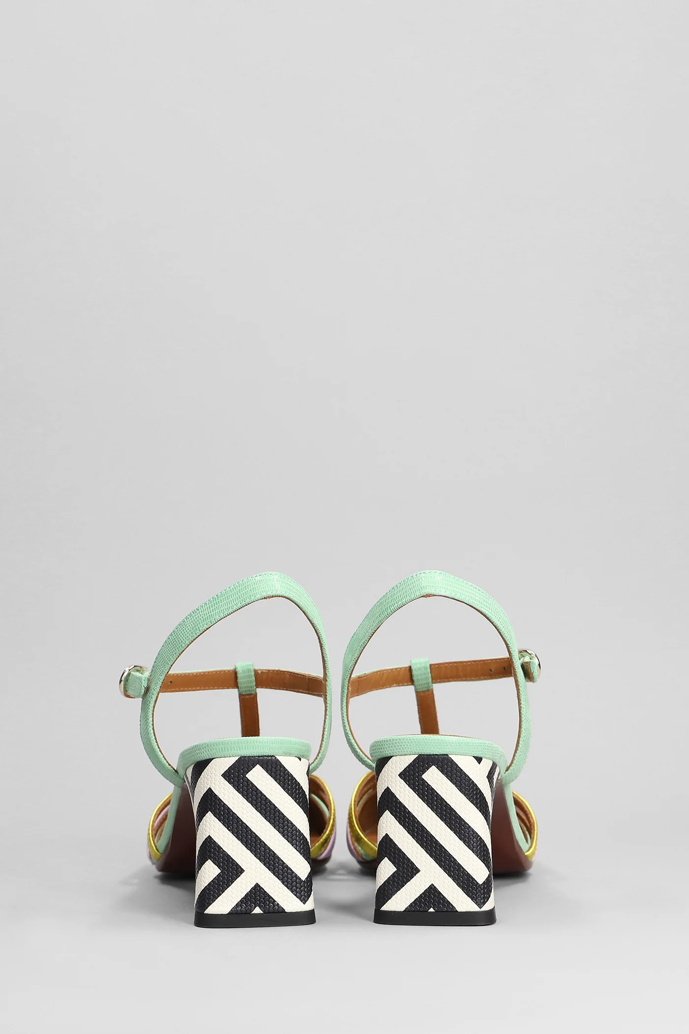 Fendy Sandals in green leather - Image 24