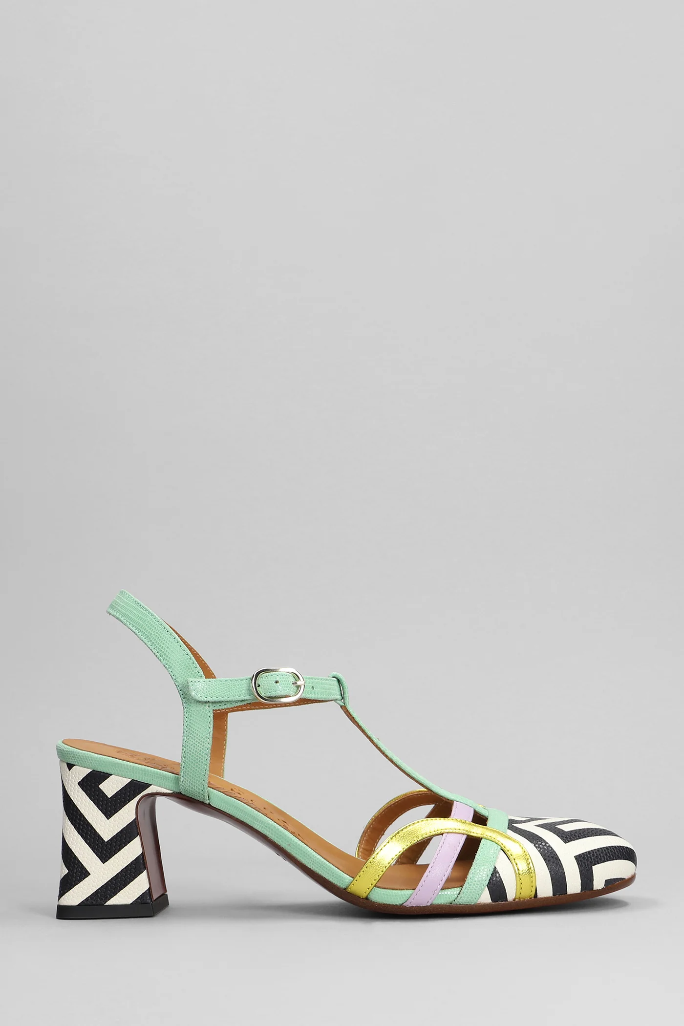 Fendy Sandals in green leather - Image 6