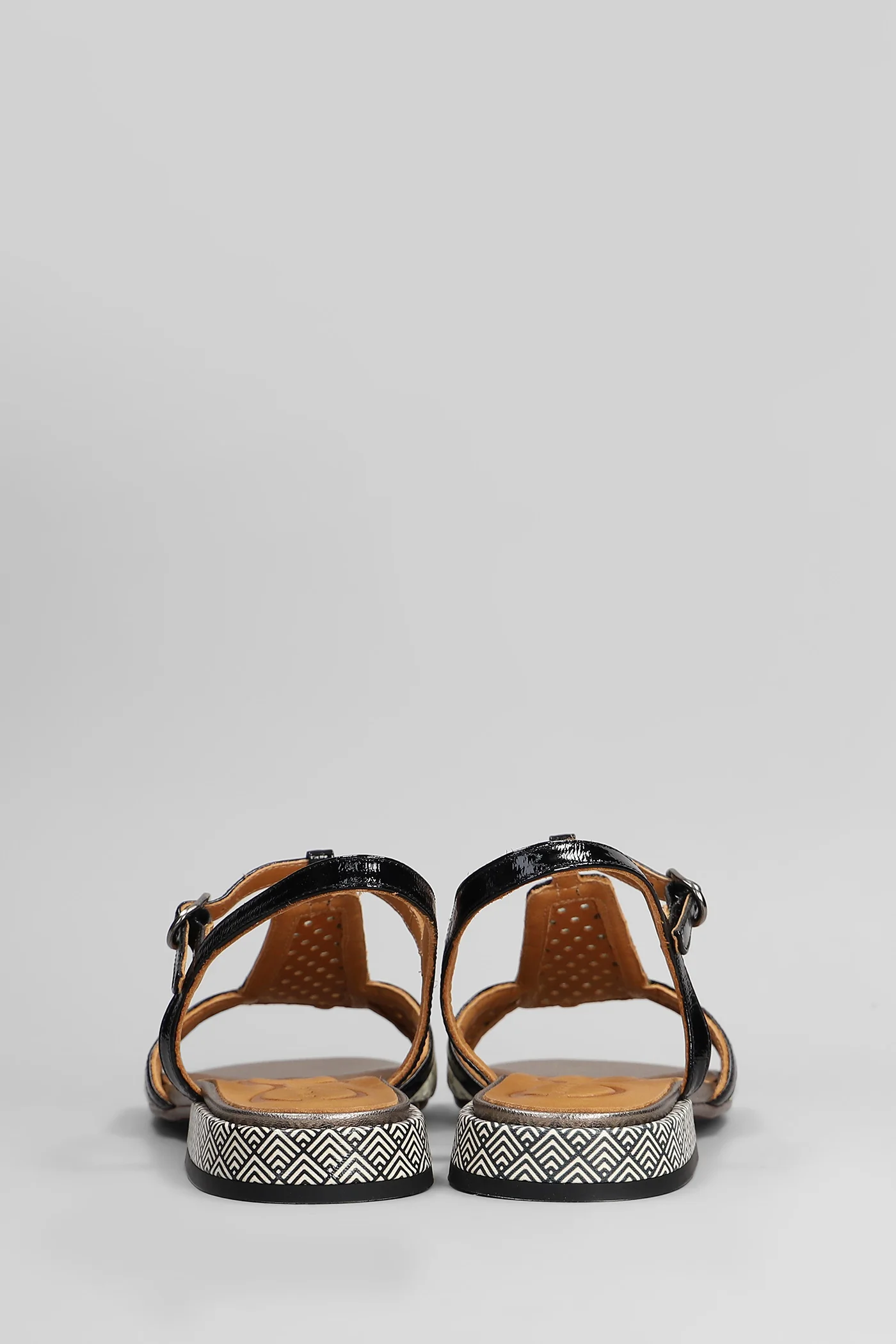 Flats in black leather - Image 4