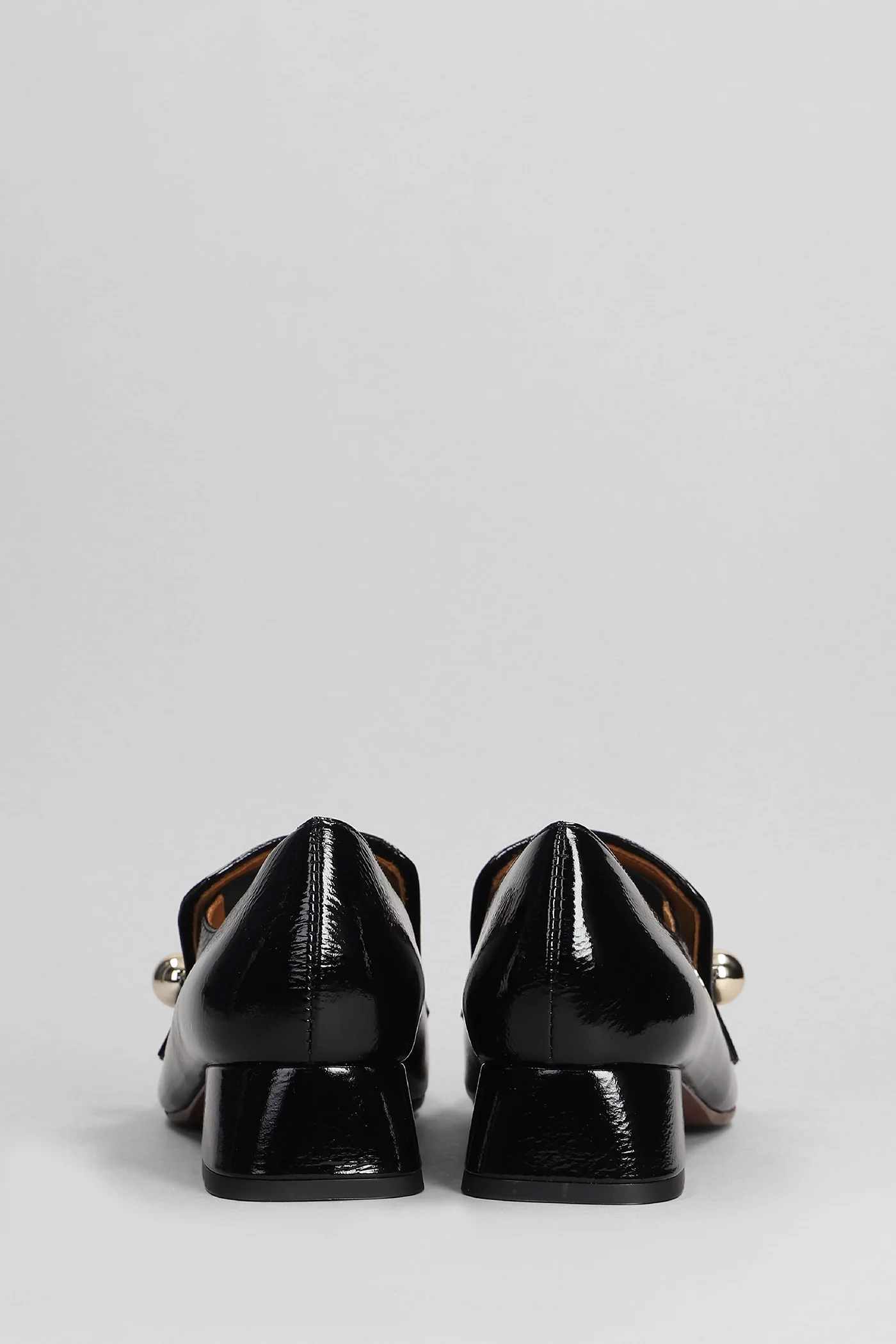Hellin Loafers in black leather - Image 4