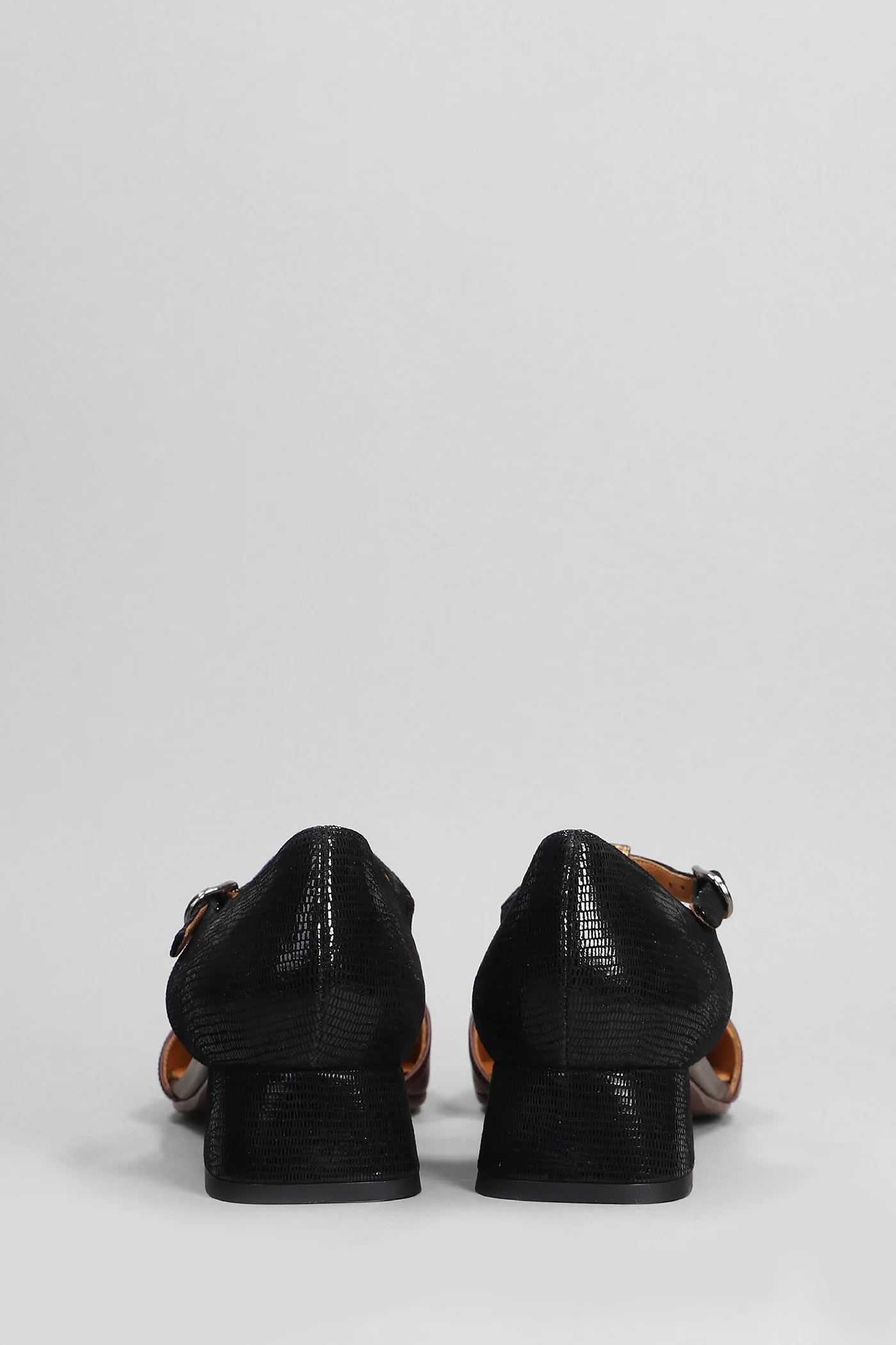Hernani Pumps in black leather - Image 4