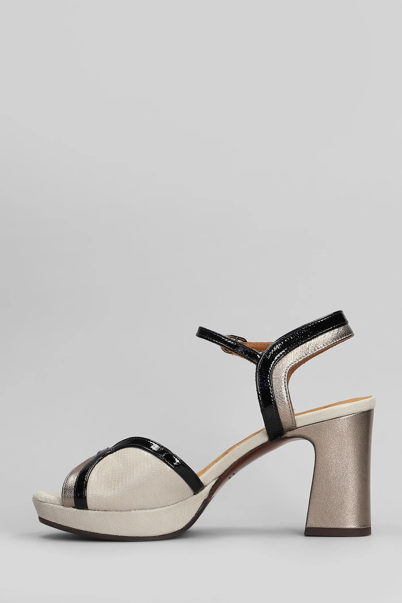 Keny 46 Sandals in beige leather - Image 3