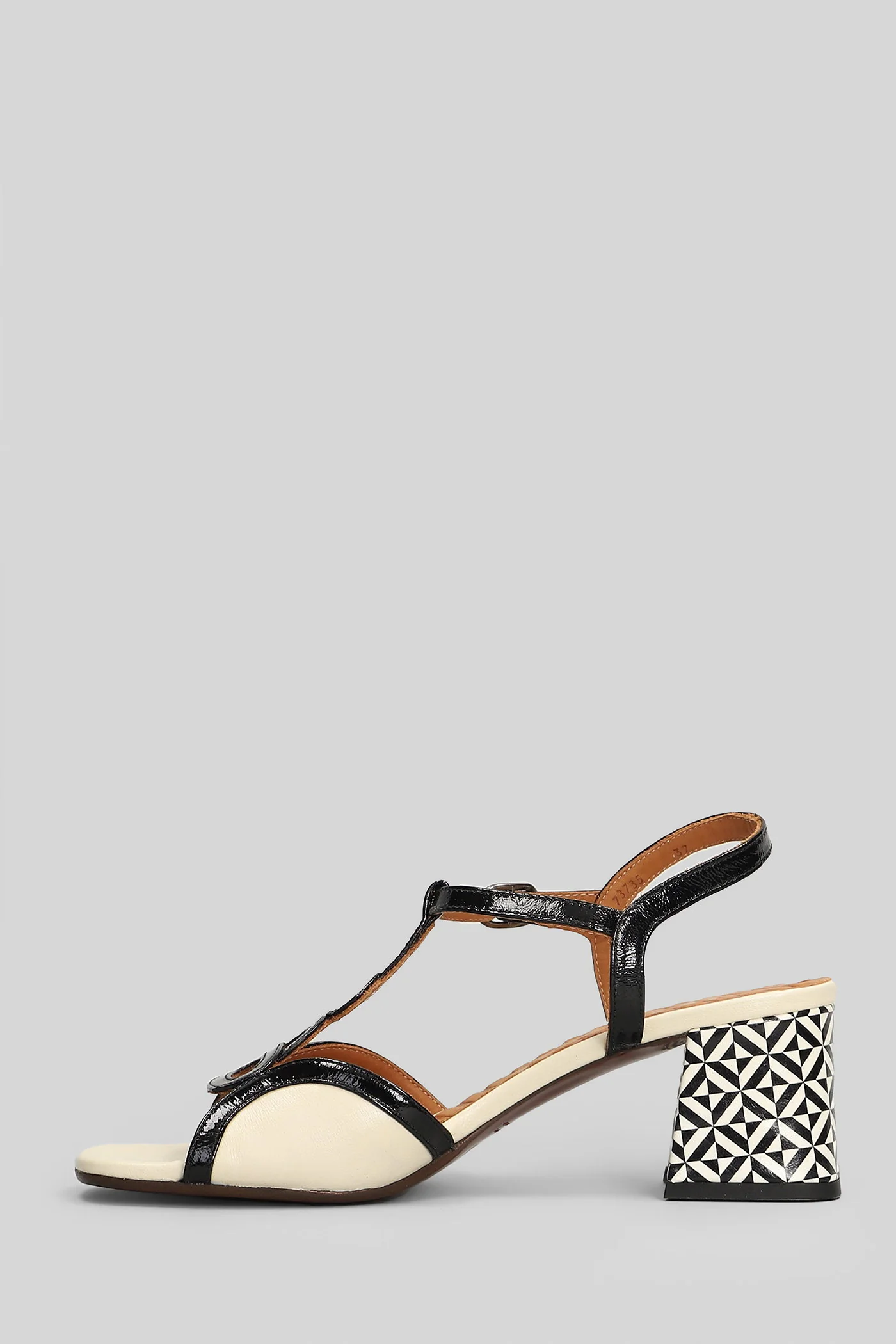 Letouche Sandals in black leather - Image 3