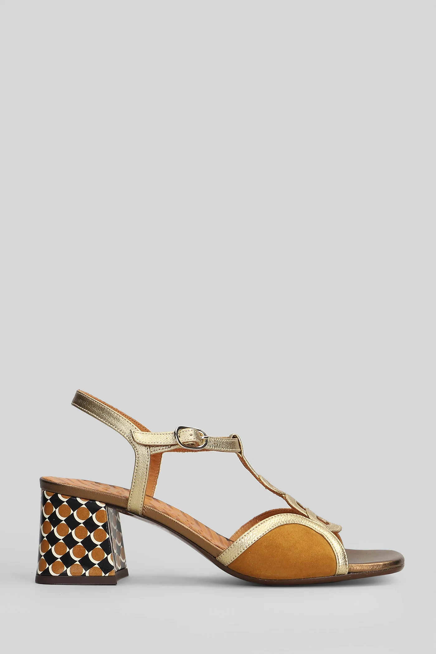 Letouche Sandals in platinum leather