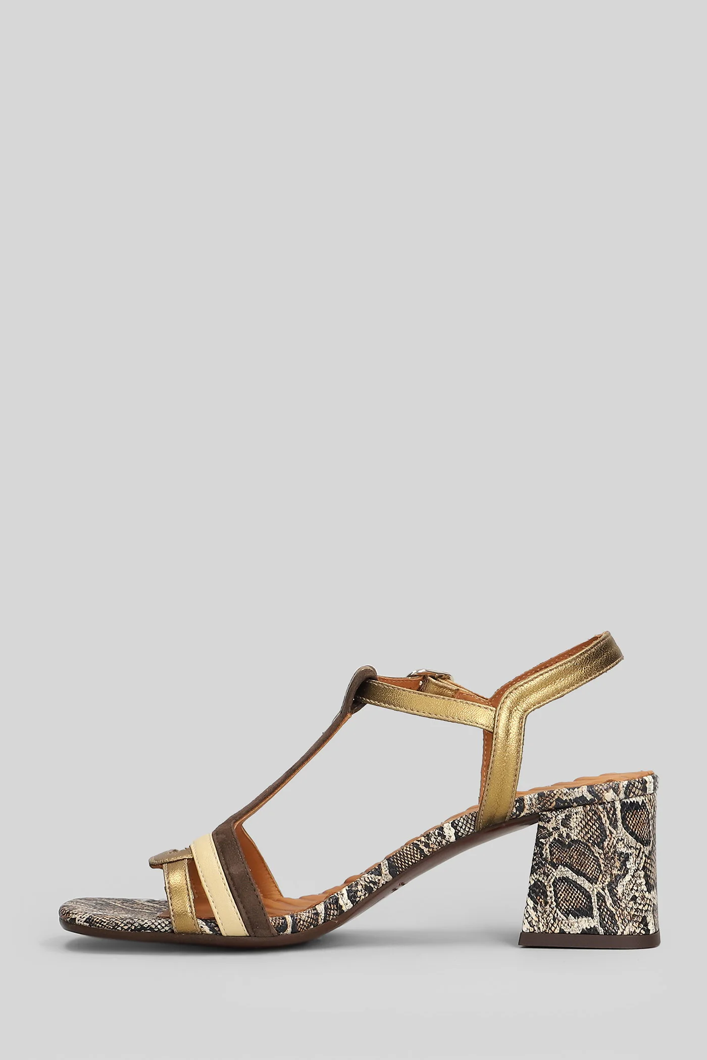 Liluce Sandals in bronze suede and leather - Image 3