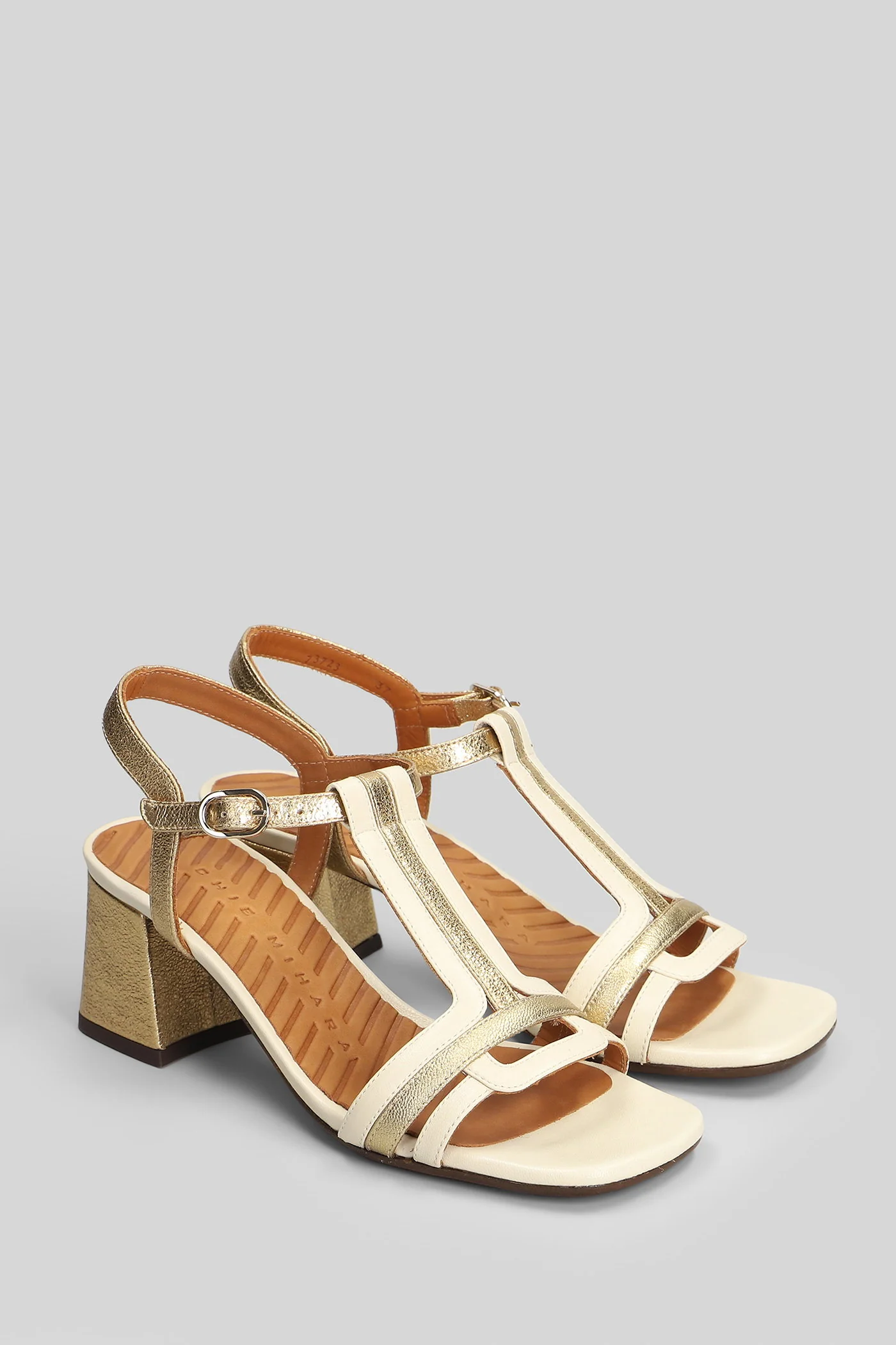 Liluce Sandals in platinum leather - Image 2