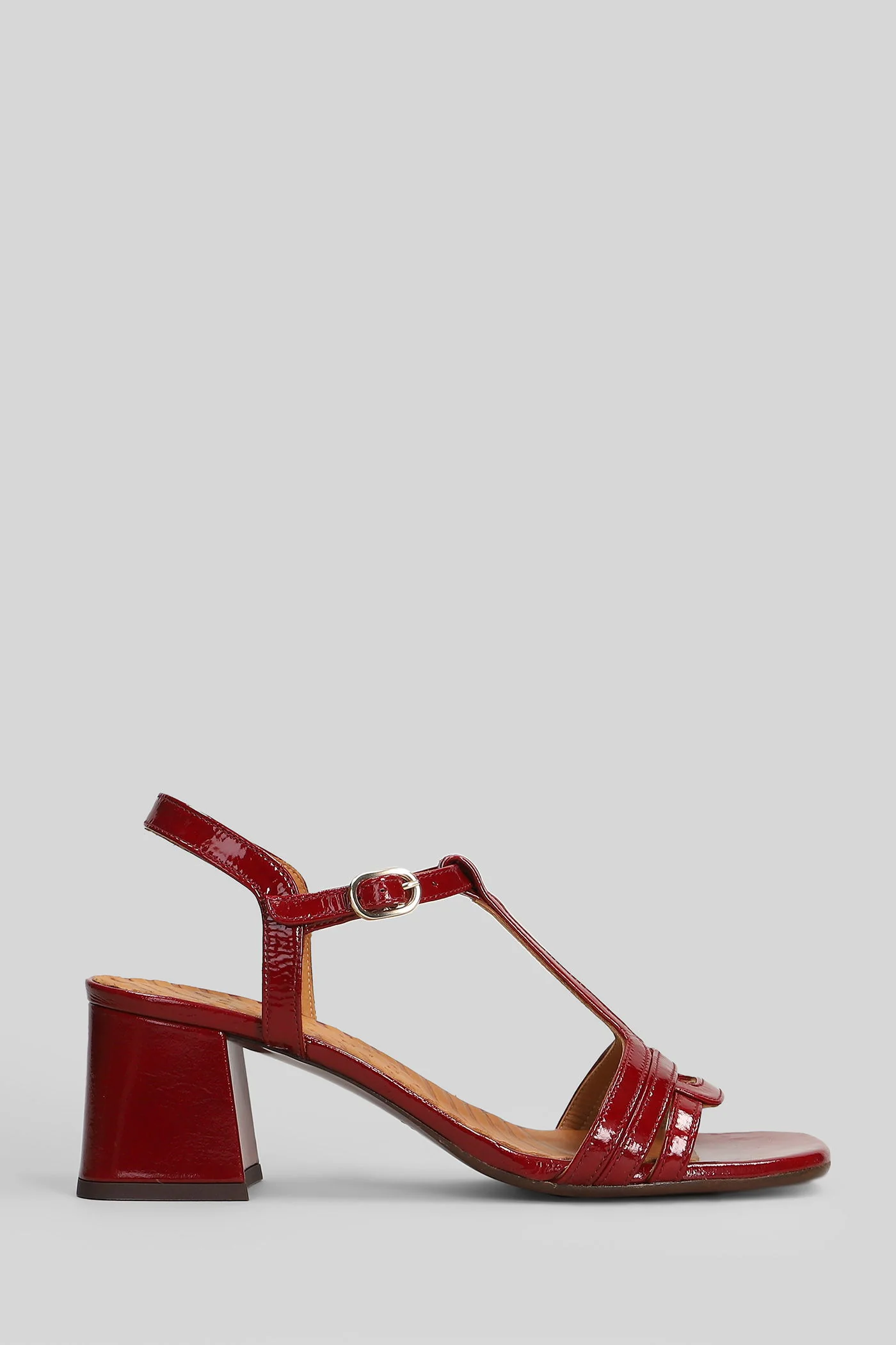 Liluce Sandals in red leather