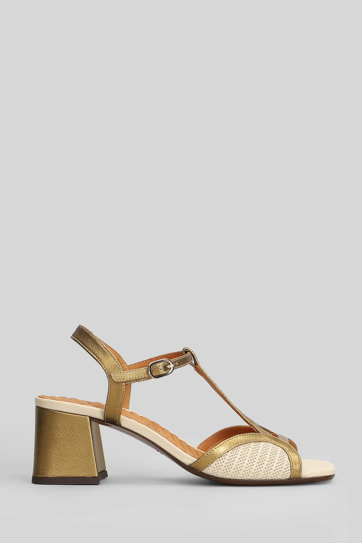 Lipika Sandals in bronze leather