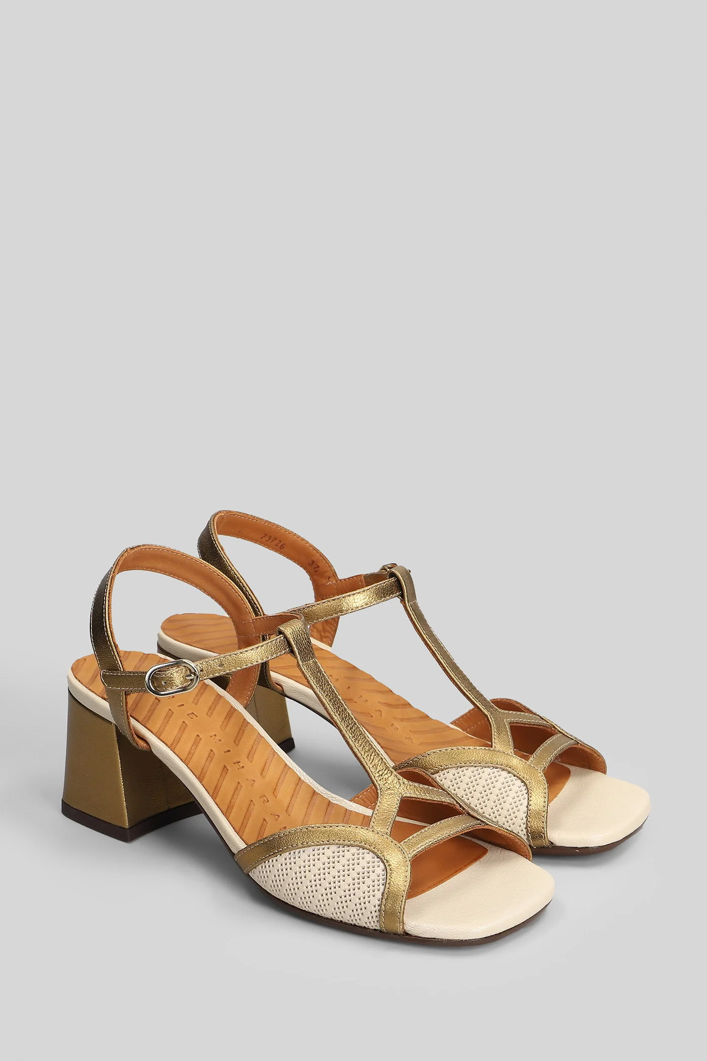 Lipika Sandals in bronze leather - Image 2