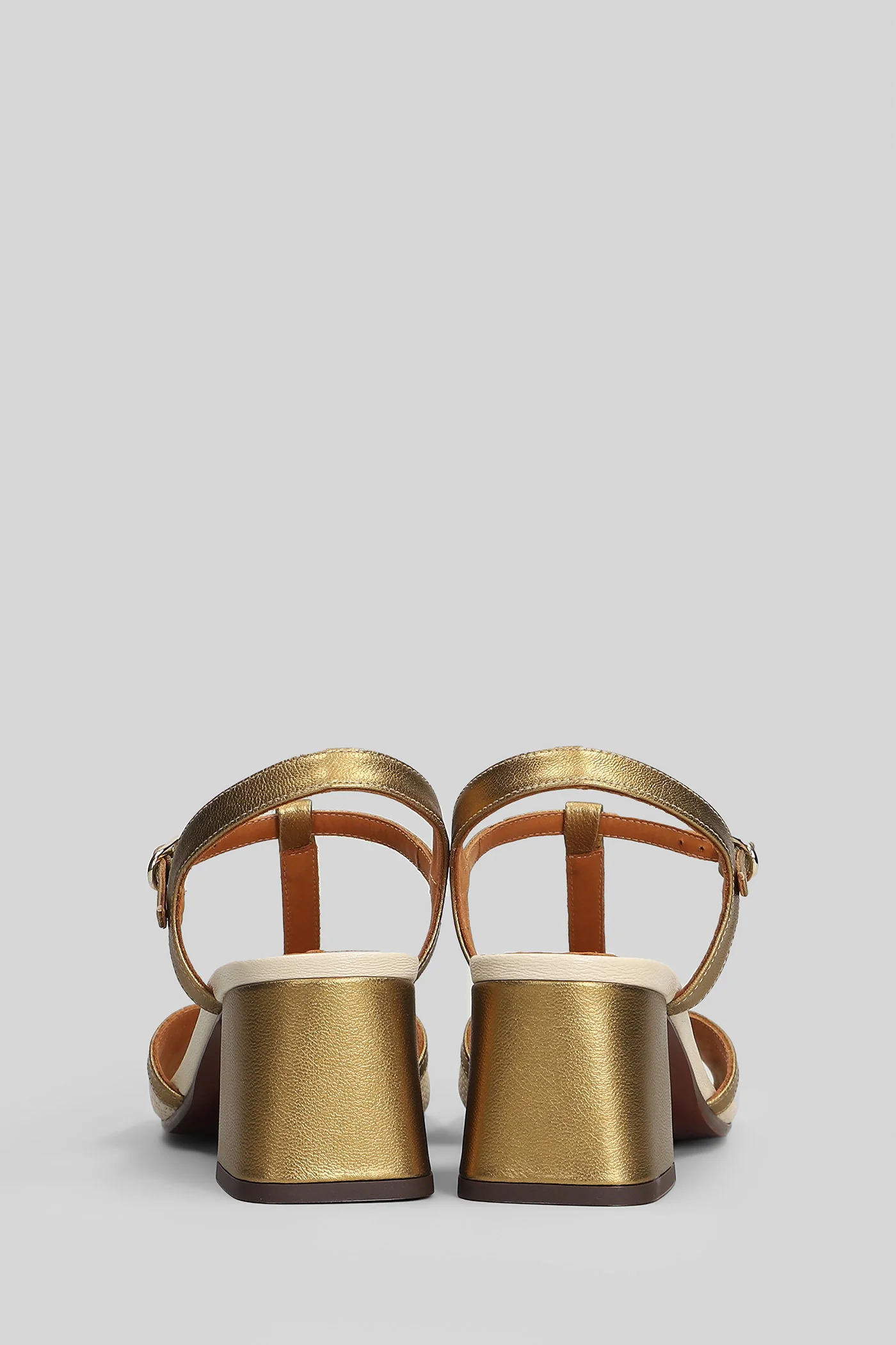 Lipika Sandals in bronze leather - Image 4
