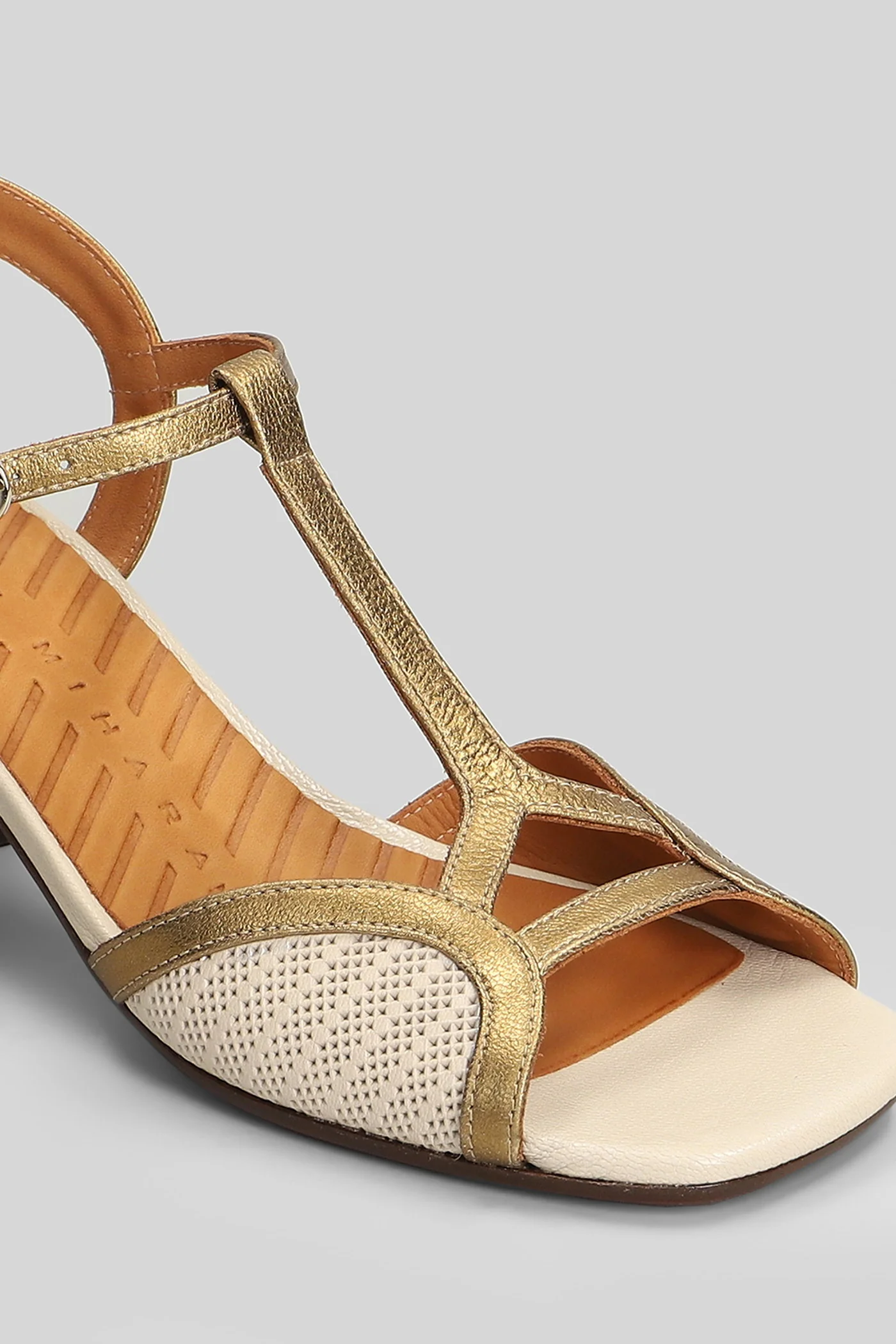 Lipika Sandals in bronze leather - Image 5