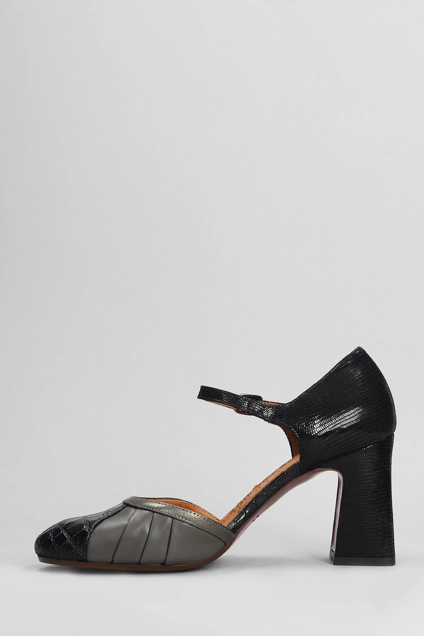 Mindel Pumps in black leather - Image 3