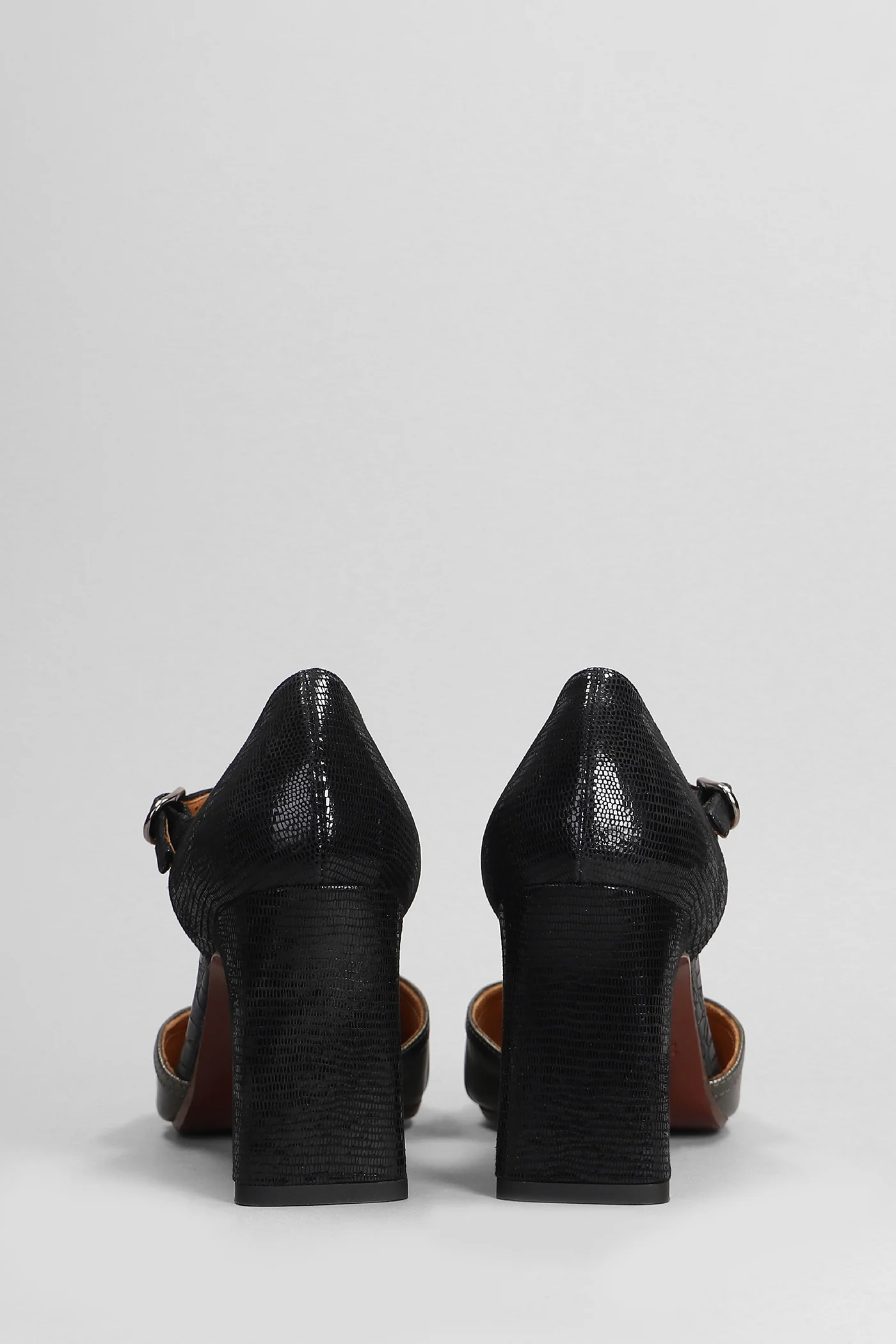 Mindel Pumps in black leather - Image 4