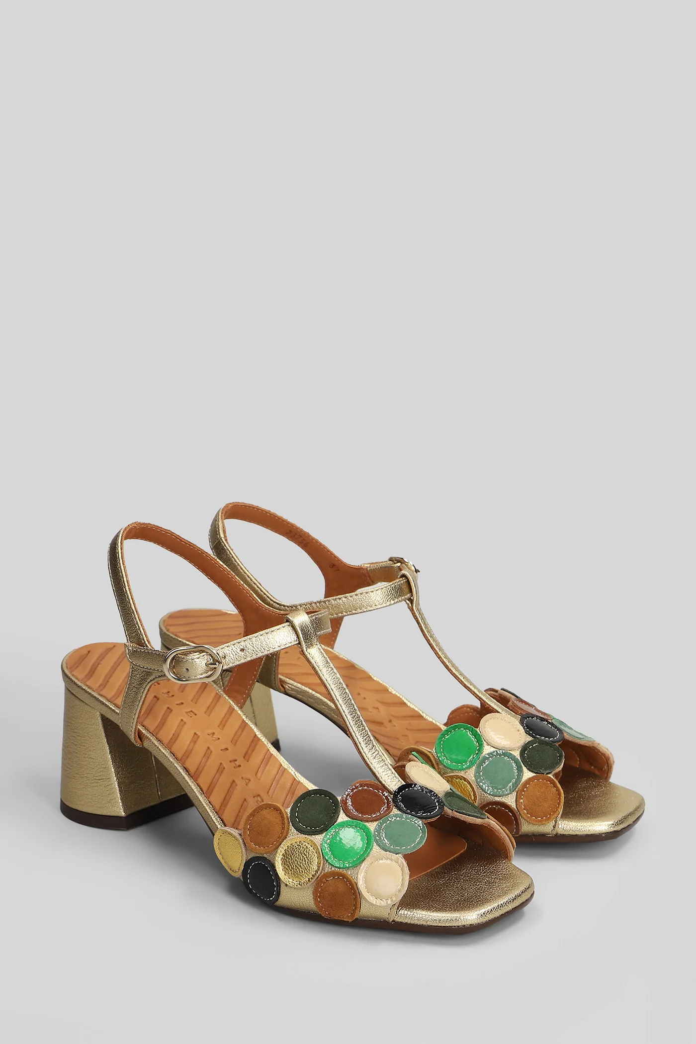 Rycuse Sandals in platinum leather - Image 2