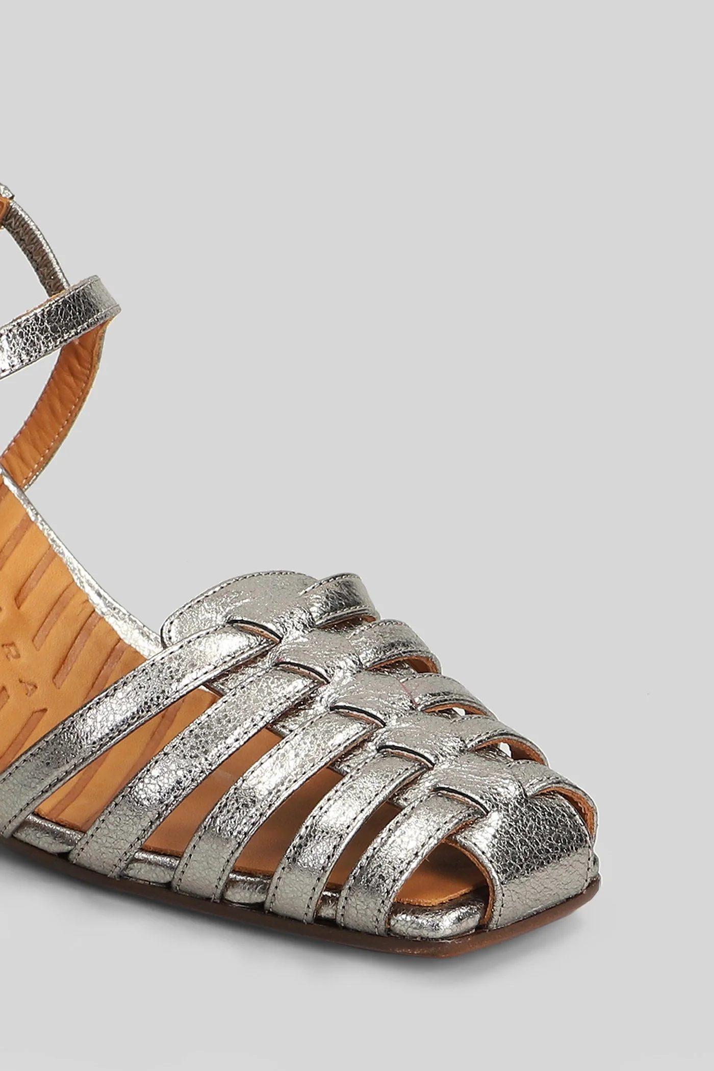 Voku Sandals in Gunmetal leather - Image 5