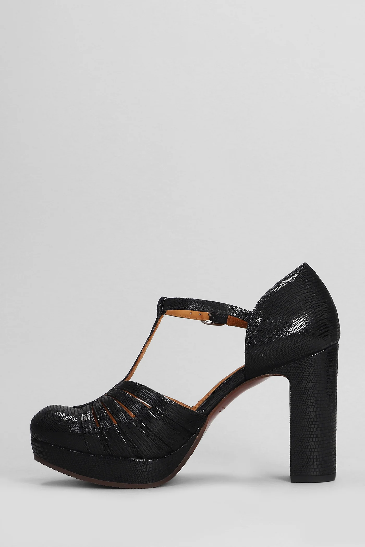Yaisu Pumps in black leather - Image 3