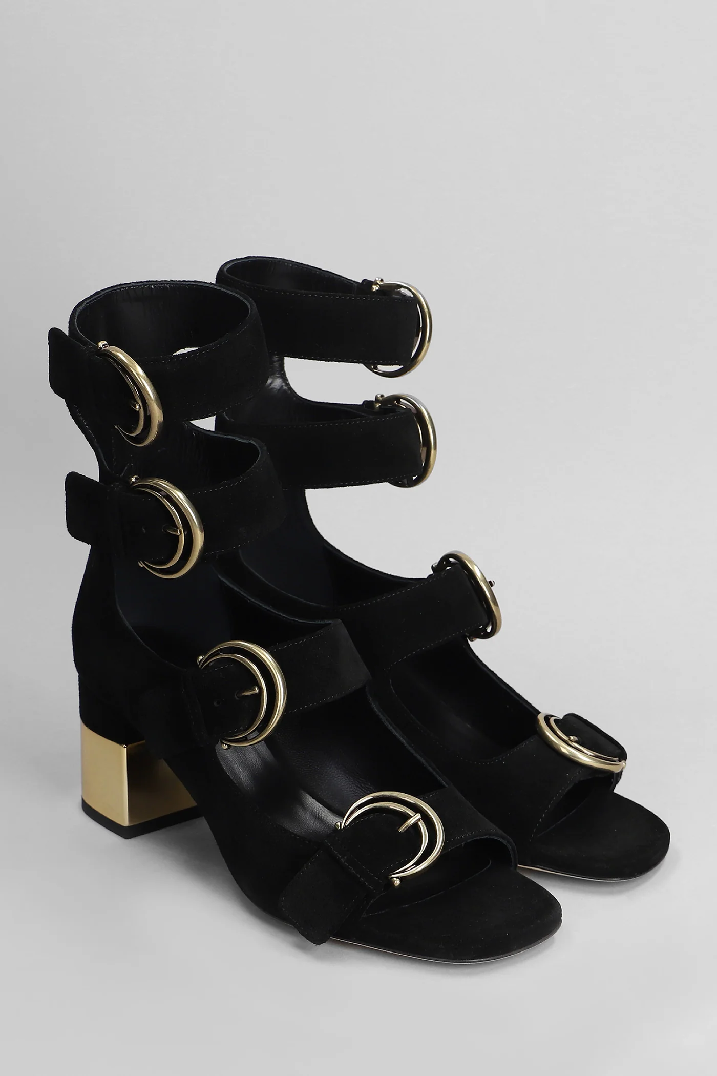 Alize Sandals in black suede - Image 2