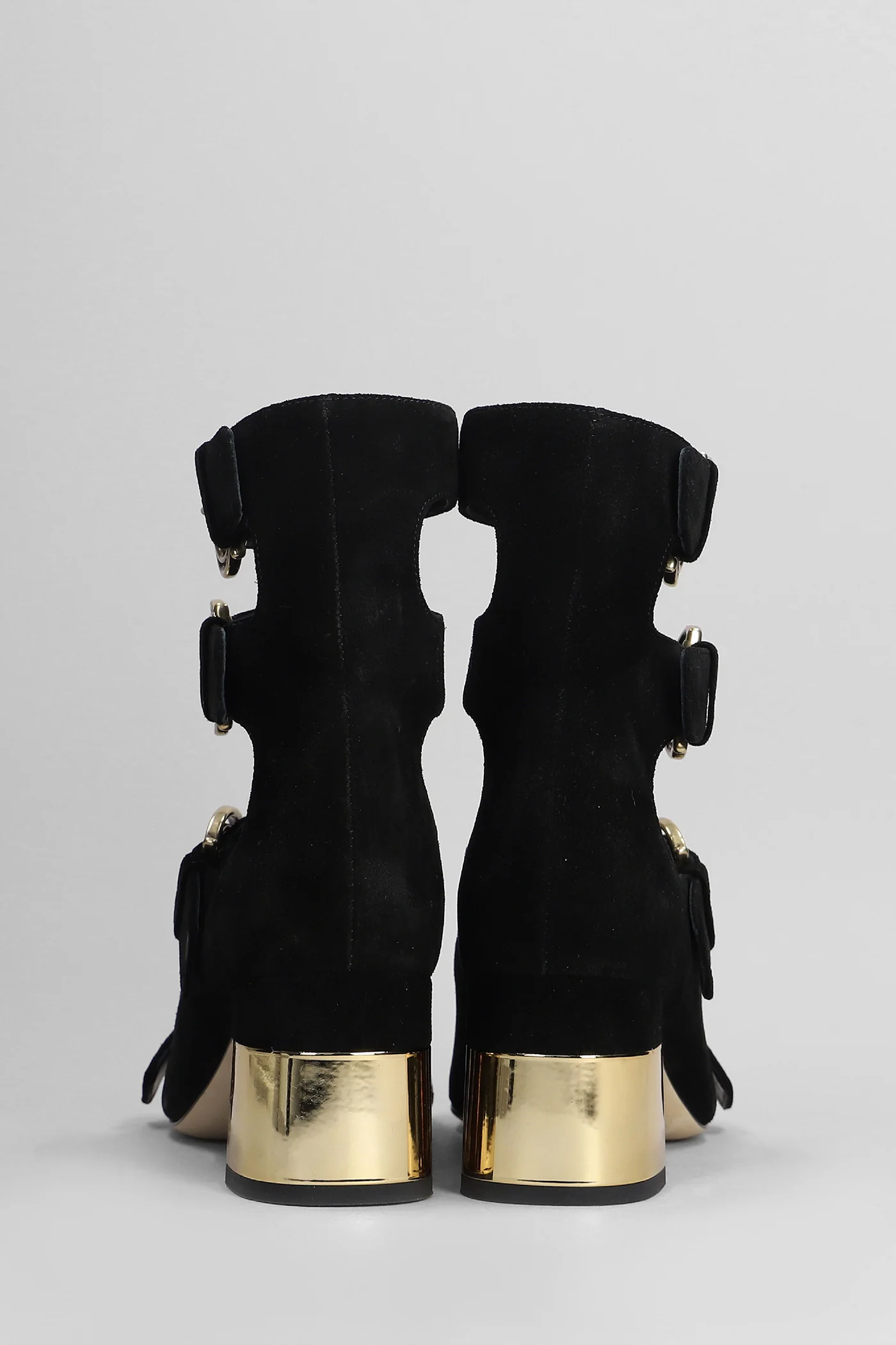 Alize Sandals in black suede - Image 4