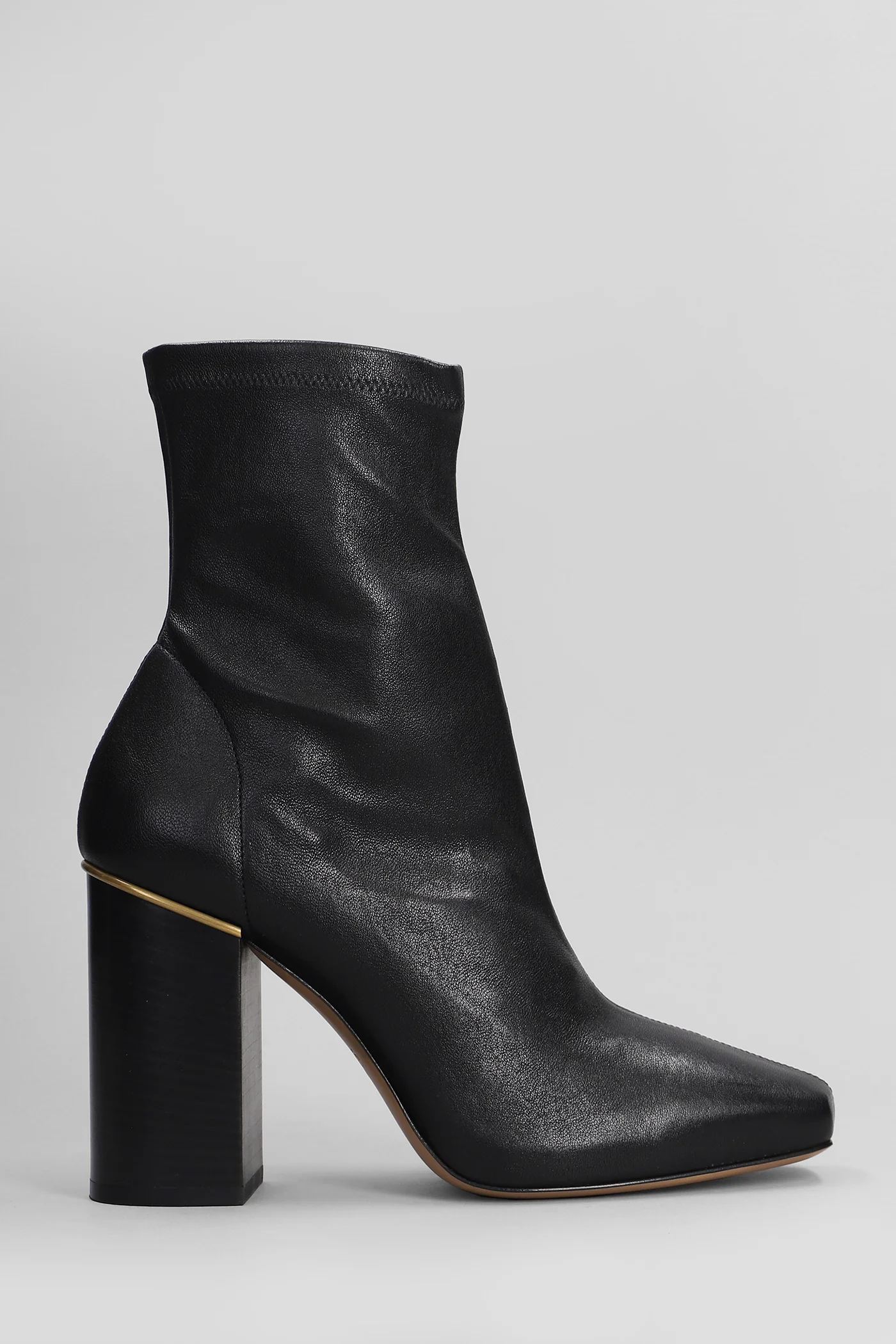 Ambre High heels Ankle boots in black leather