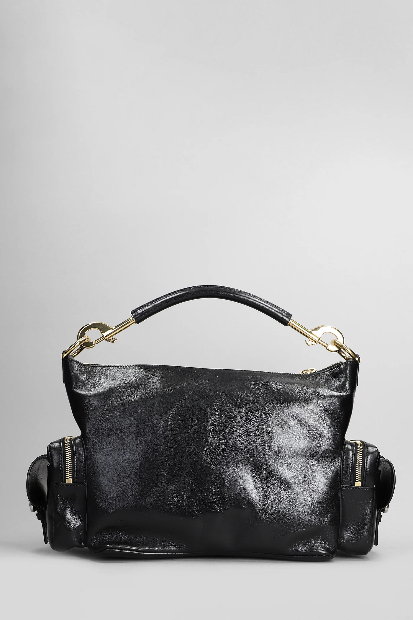 Camera bag Shoulder bag in black leather - Image 3