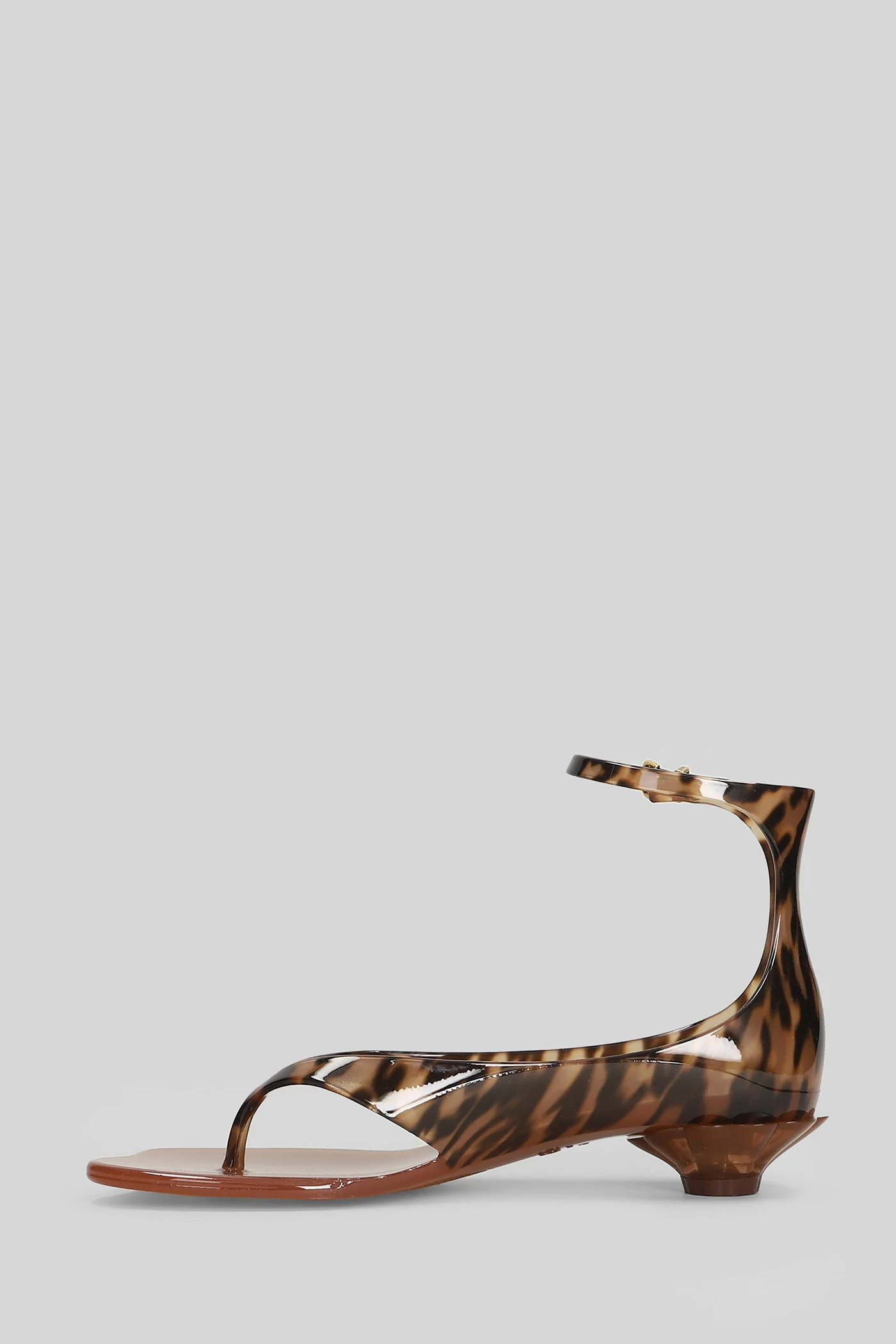 Chloe jelly Flat sandal-slipper in Animalier PVC - Image 3
