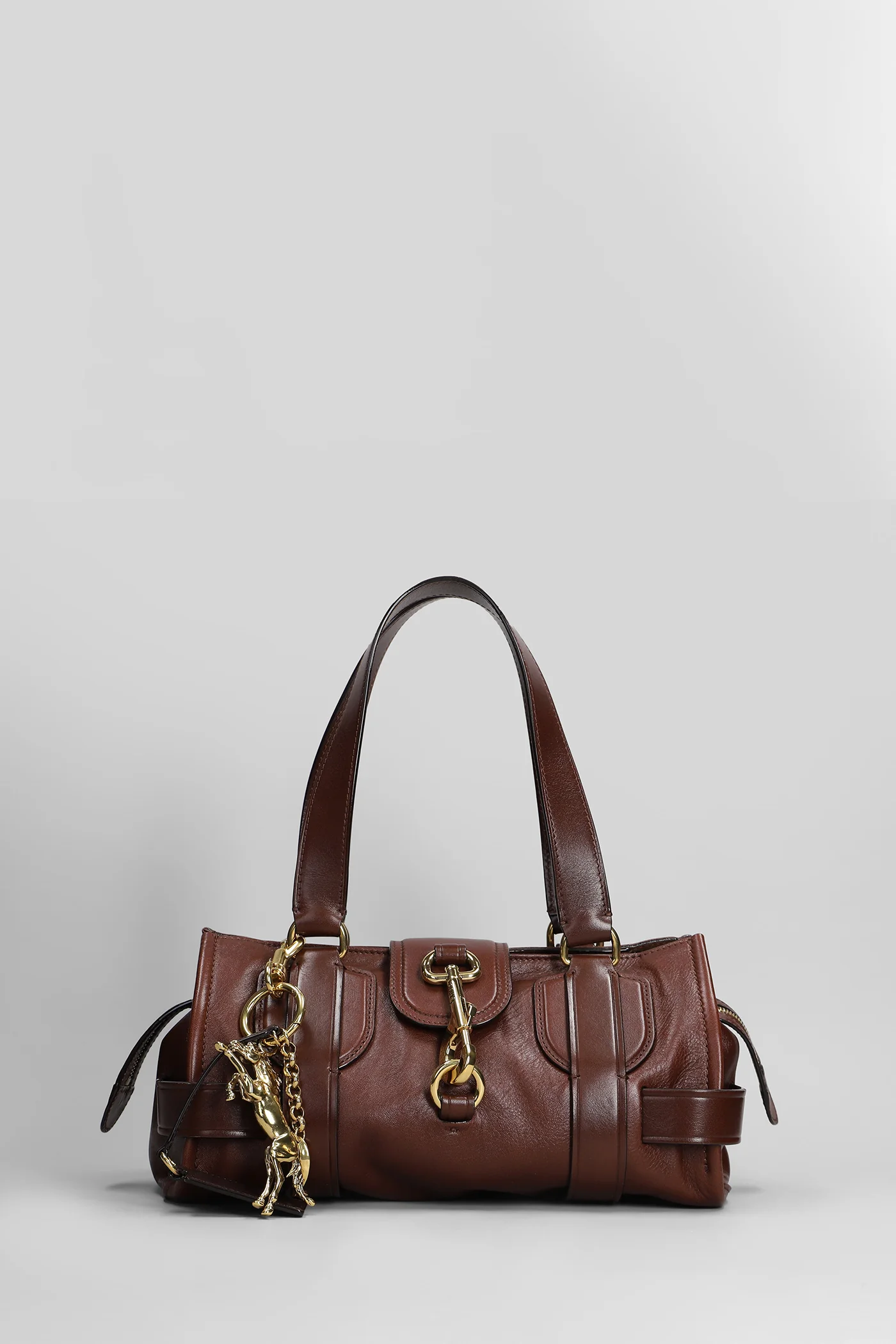 Day bag Shoulder bag in brown leather