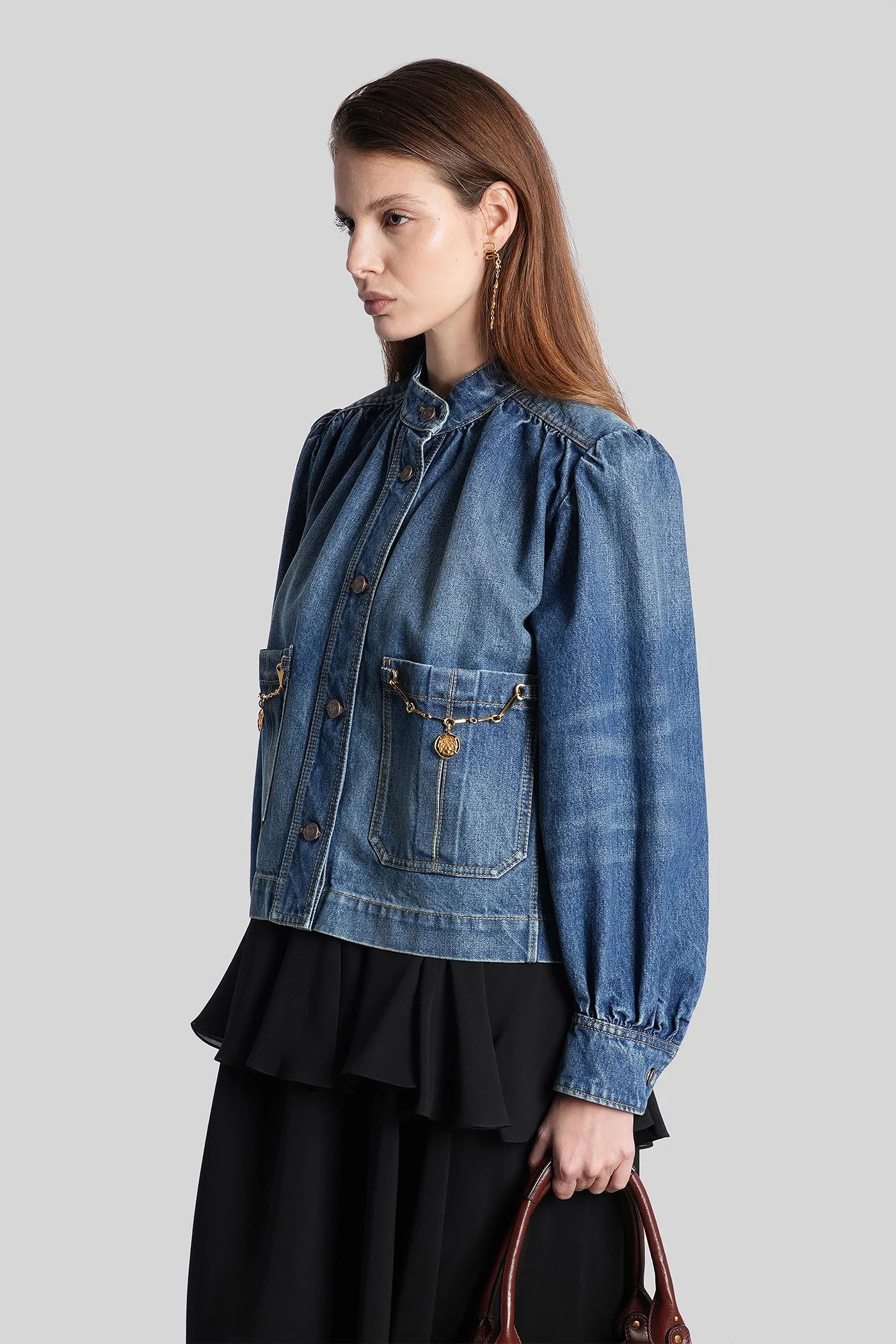 Denim Jackets in blue denim - Image 4